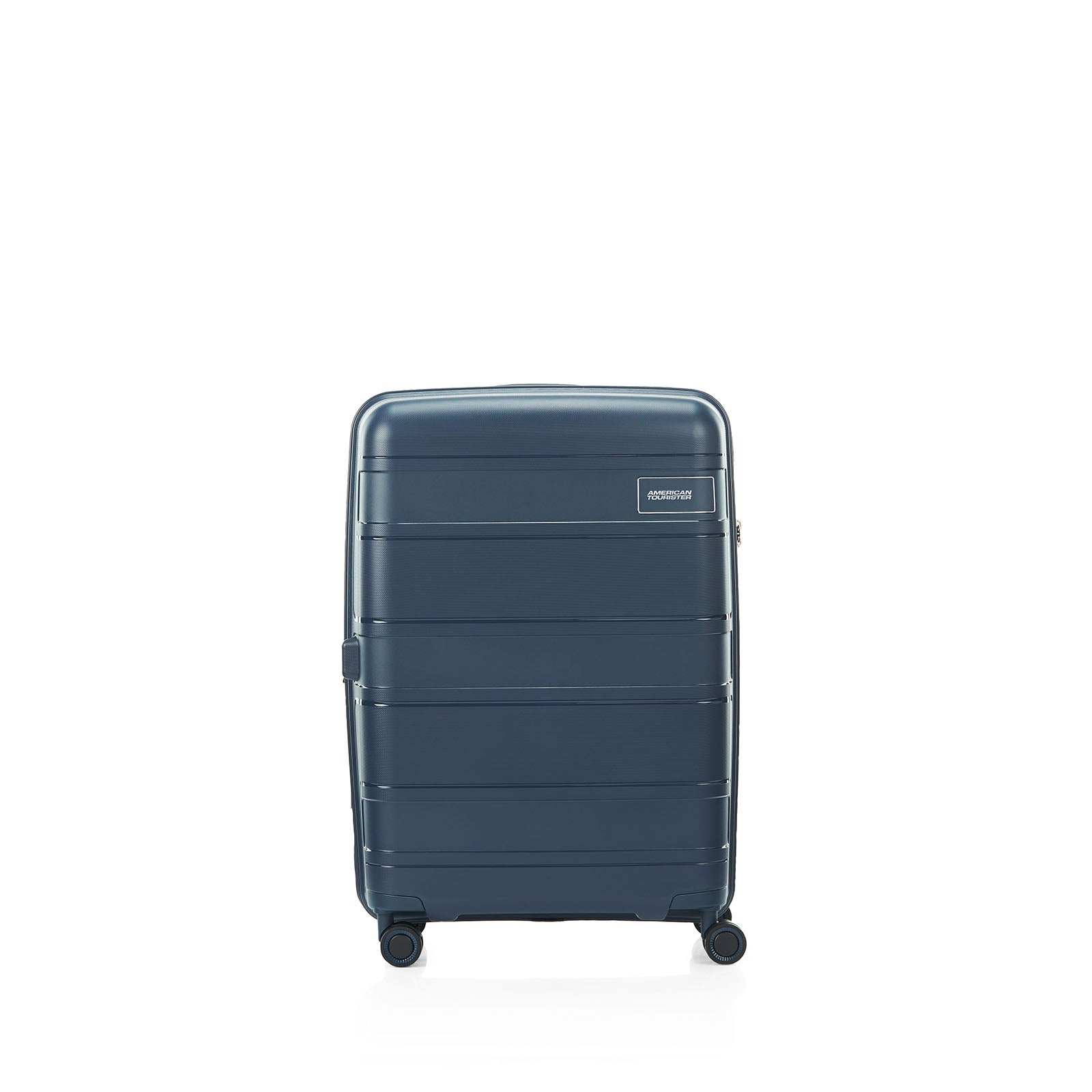 American-Tourister-Light-Max-69cm-Suitcase-Navy-Front