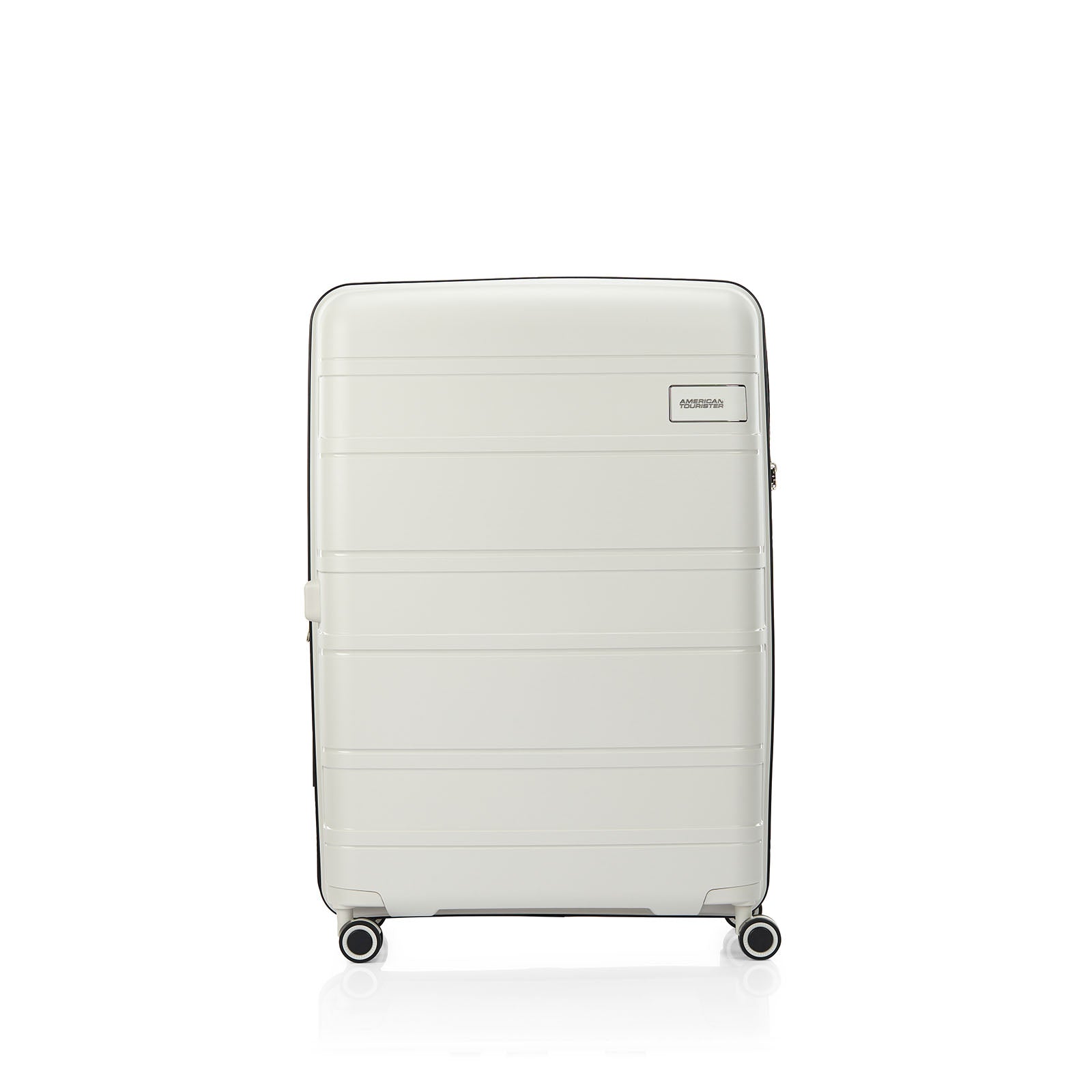 American-Tourister-Light-Max-82cm-Suitcase-Off-White-Front