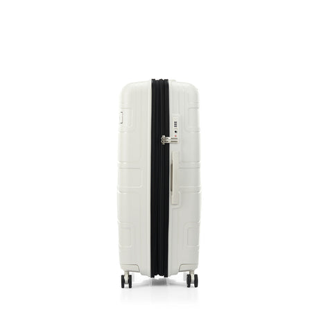 American-Tourister-Light-Max-82cm-Suitcase-Off-White-Side-Lock