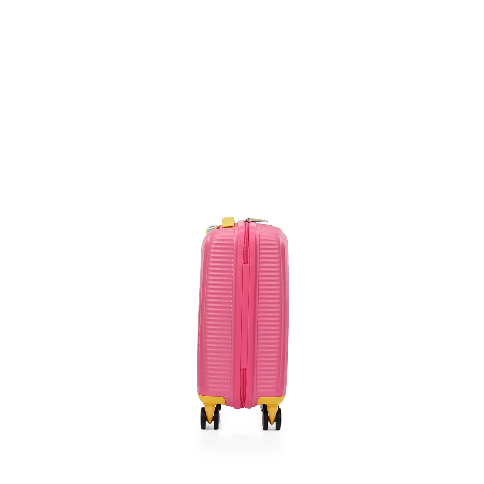 American-Tourister-Little-Curio-47cm-Carry-On-Suitcase-Pink-Yellow-Side-1