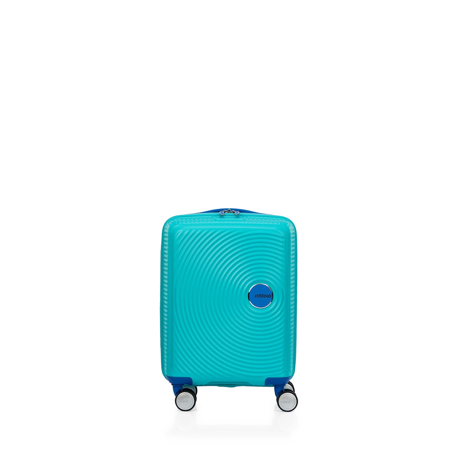 American-Tourister-Little-Curio-47cm-Carry-On-Suitcase-Teal-Blue-Front