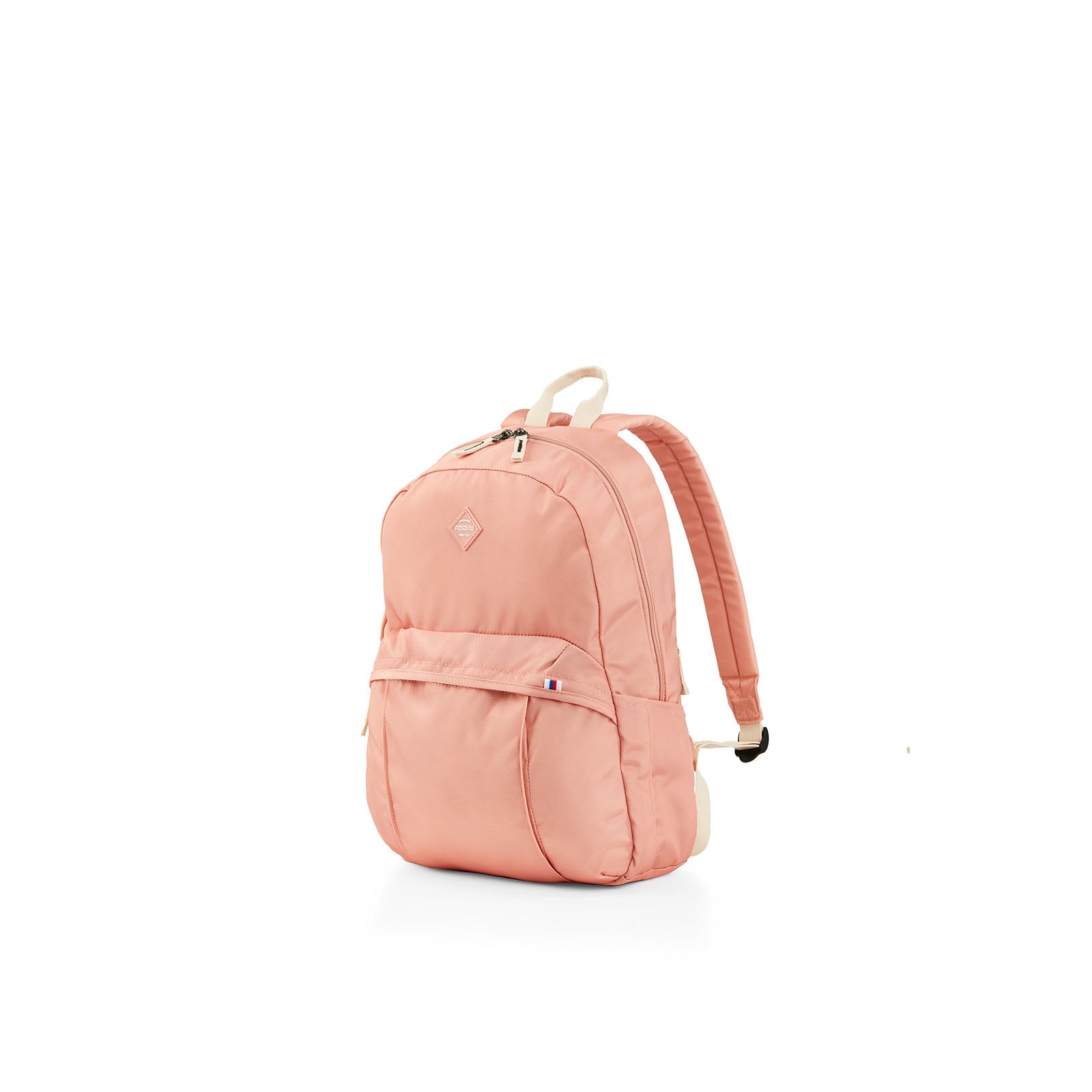 American-Tourister-Rudy-Everyday-Backpack-Apricot-Ice-Front-Angle