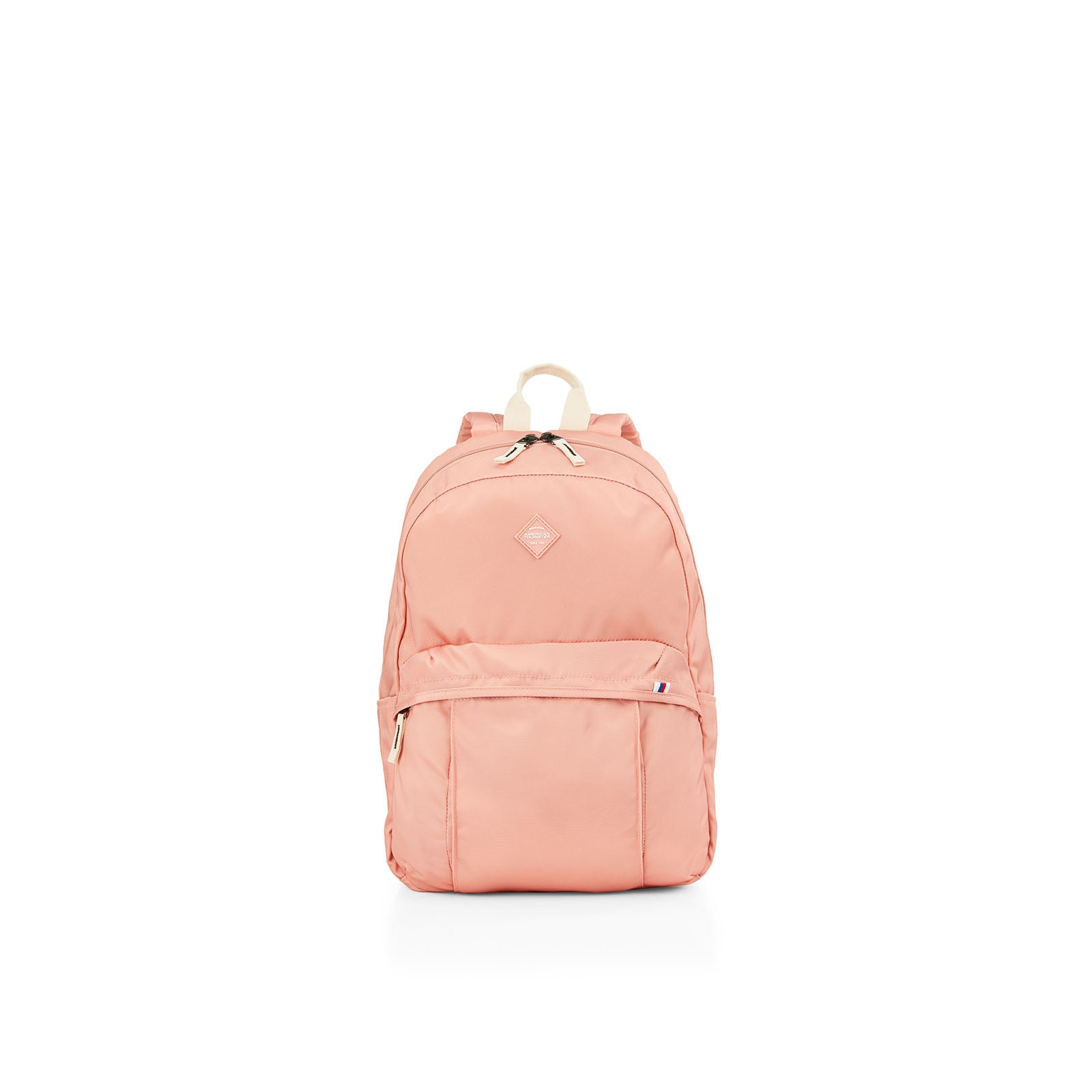 American-Tourister-Rudy-Everyday-Backpack-Apricot-Ice-Front