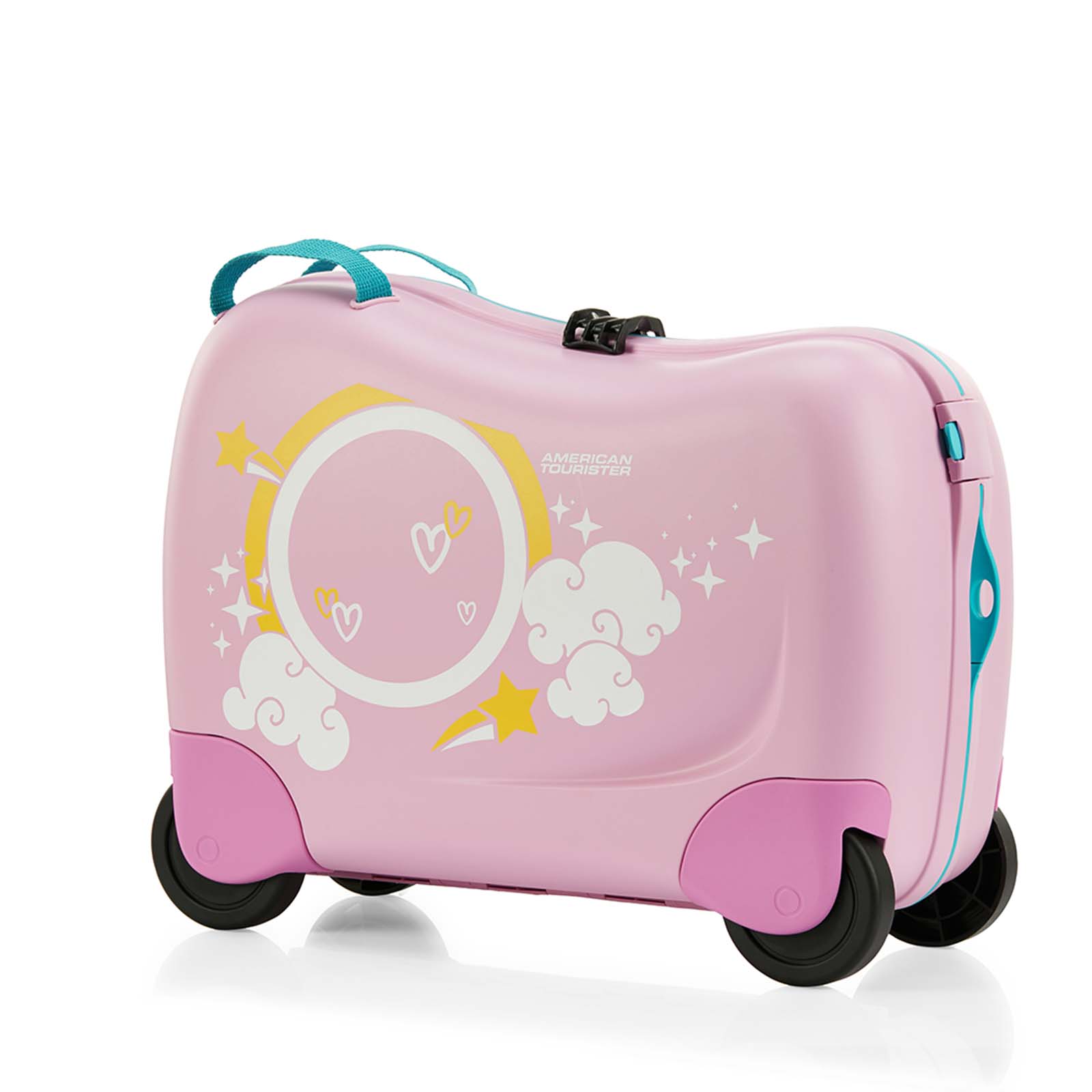 American Tourister Skittle NXT 50cm Ride-On Suitcase Light Pink Unicorn