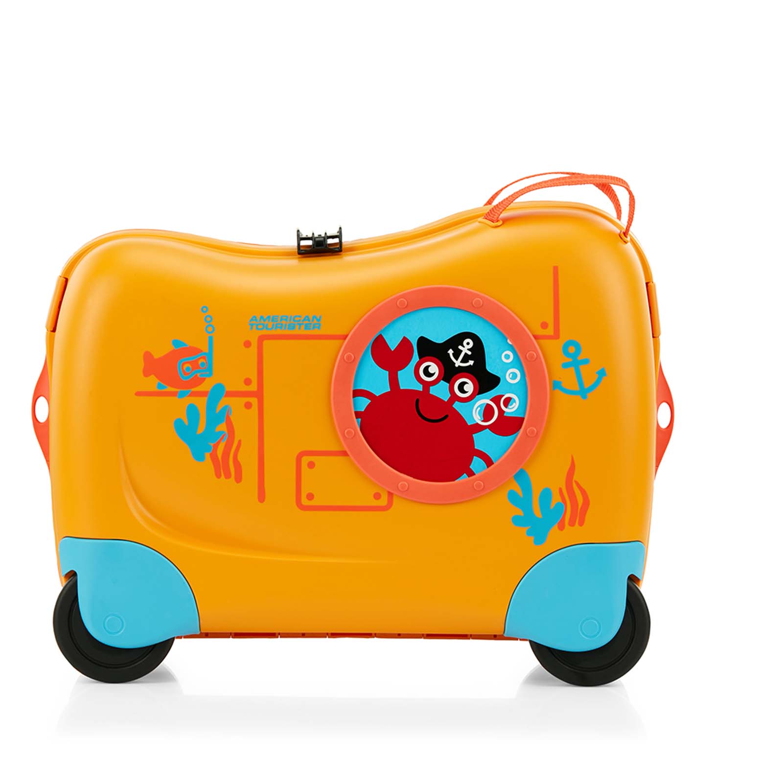 American Tourister Skittle NXT 50cm Ride-On Suitcase Yellow Submarine