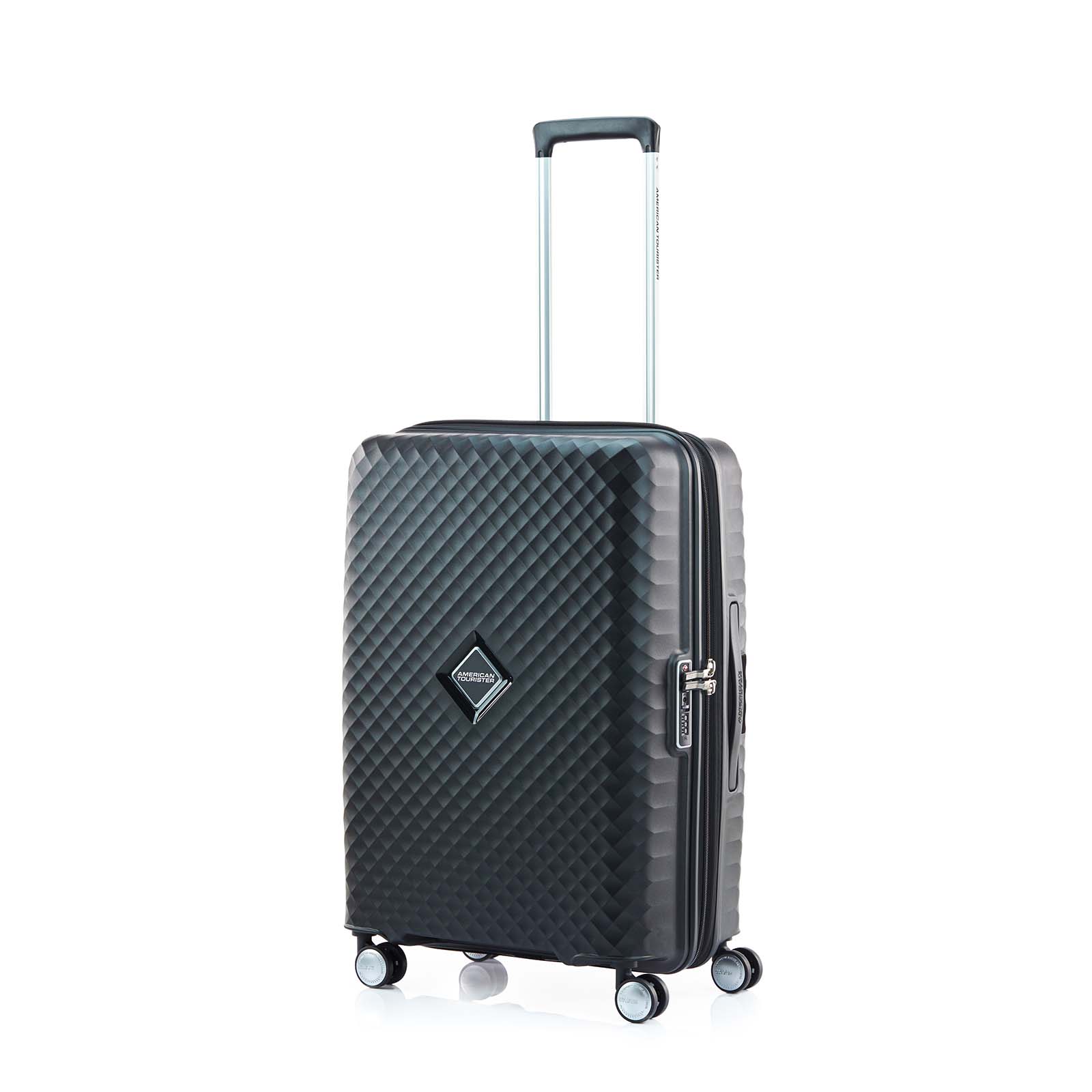 American-Tourister-Squasem-66cm-Suitcase-Black-Front-Angle