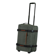 American-Tourister-Urban-Track-55cm-Wheeled-Duffel-Dark-Khaki-Front-Angle