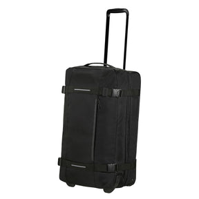 American-Tourister-Urban-Track-68cm-Wheeled-Duffel-Asphalt-Black-Front-Angle