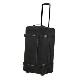 American-Tourister-Urban-Track-68cm-Wheeled-Duffel-Asphalt-Black-Front-Angle