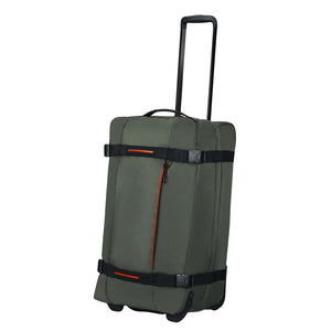 American-Tourister-Urban-Track-68cm-Wheeled-Duffel-Dark-Khaki-Front-Angle