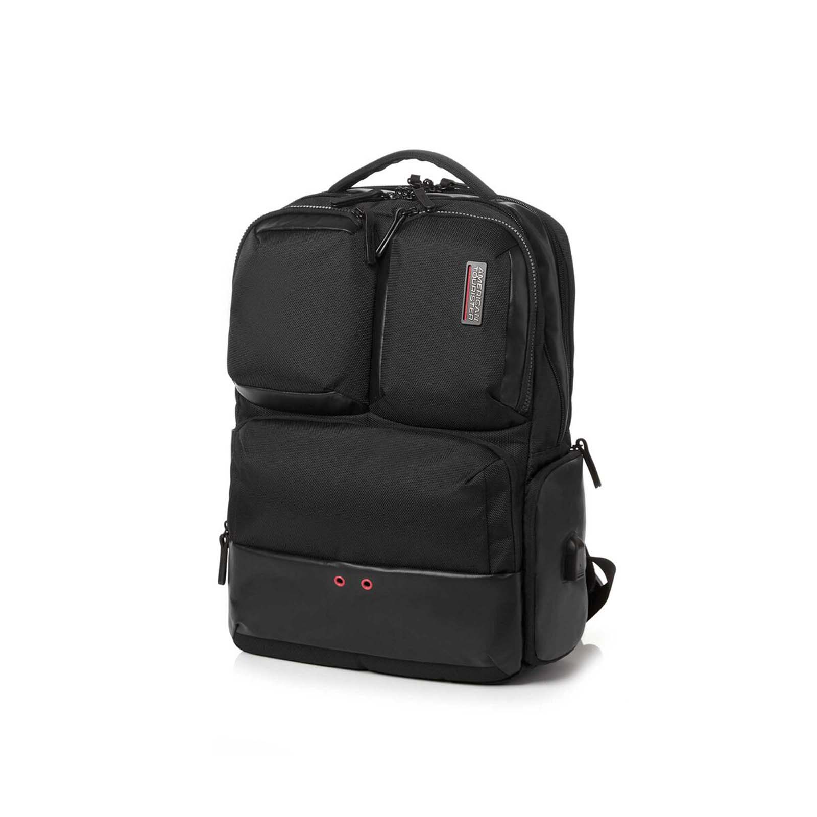 American-Tourister-Zork-15-Inch-Laptop-Backpack-Black-Front-Angle