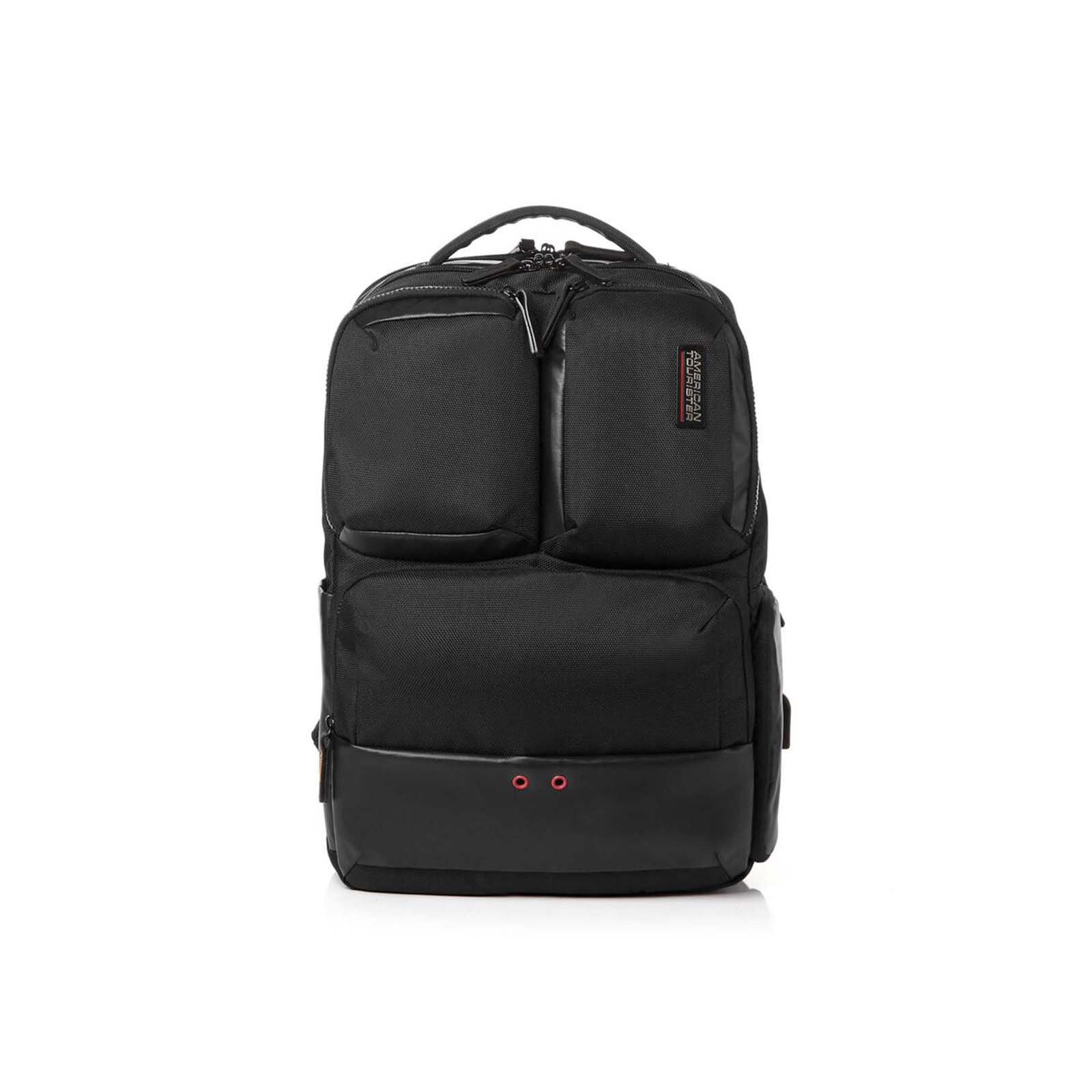 American-Tourister-Zork-15-Inch-Laptop-Backpack-Black-Front