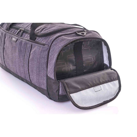 American_Tourister_X-Bags_67cm_Duffel_Bag_Gun_Metal_Shoe_Pocket