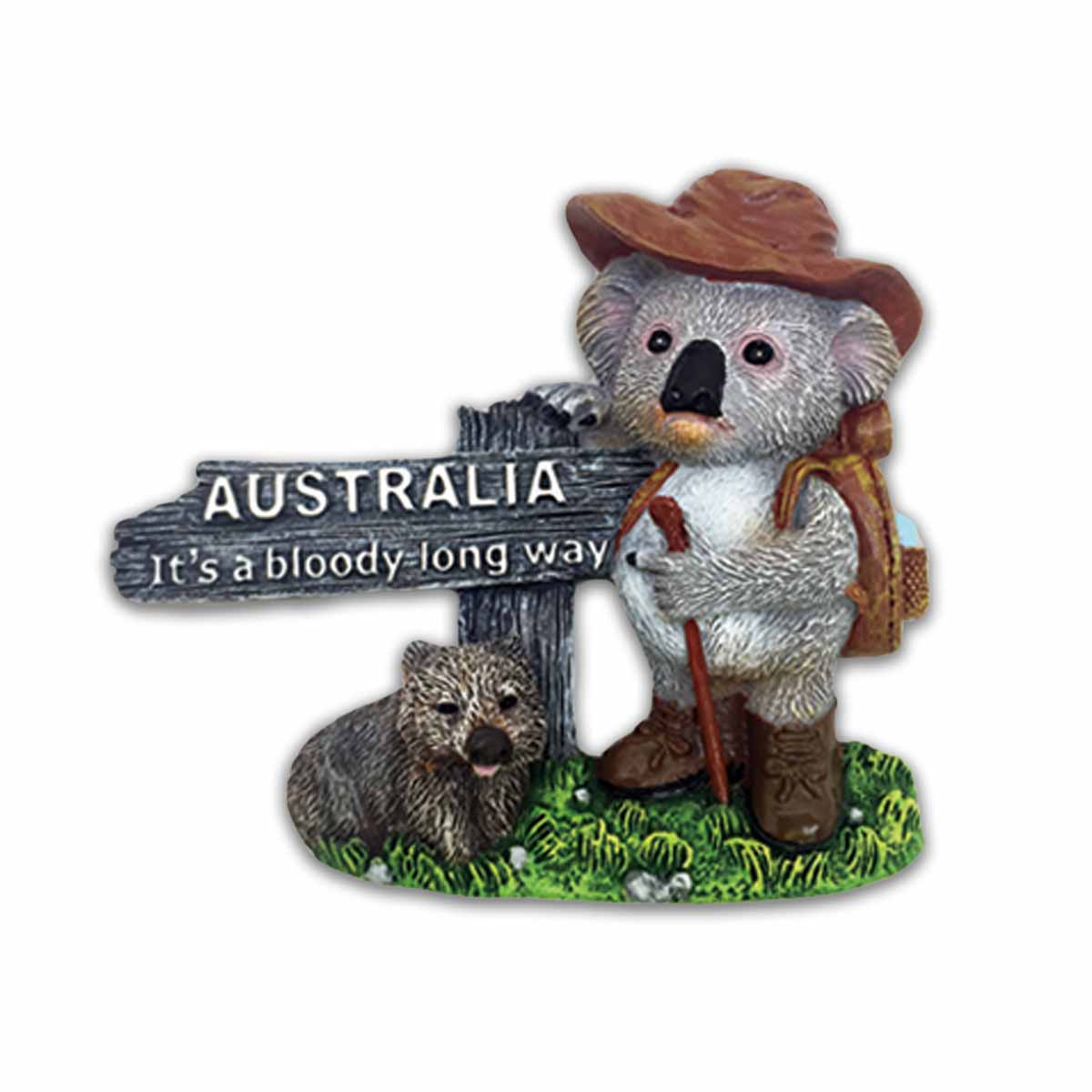 Magnet Resin Koala AUS A Bloody Long Way