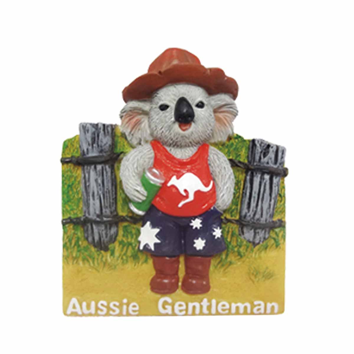 Magnet Resin Koala Aussie Gentlemen