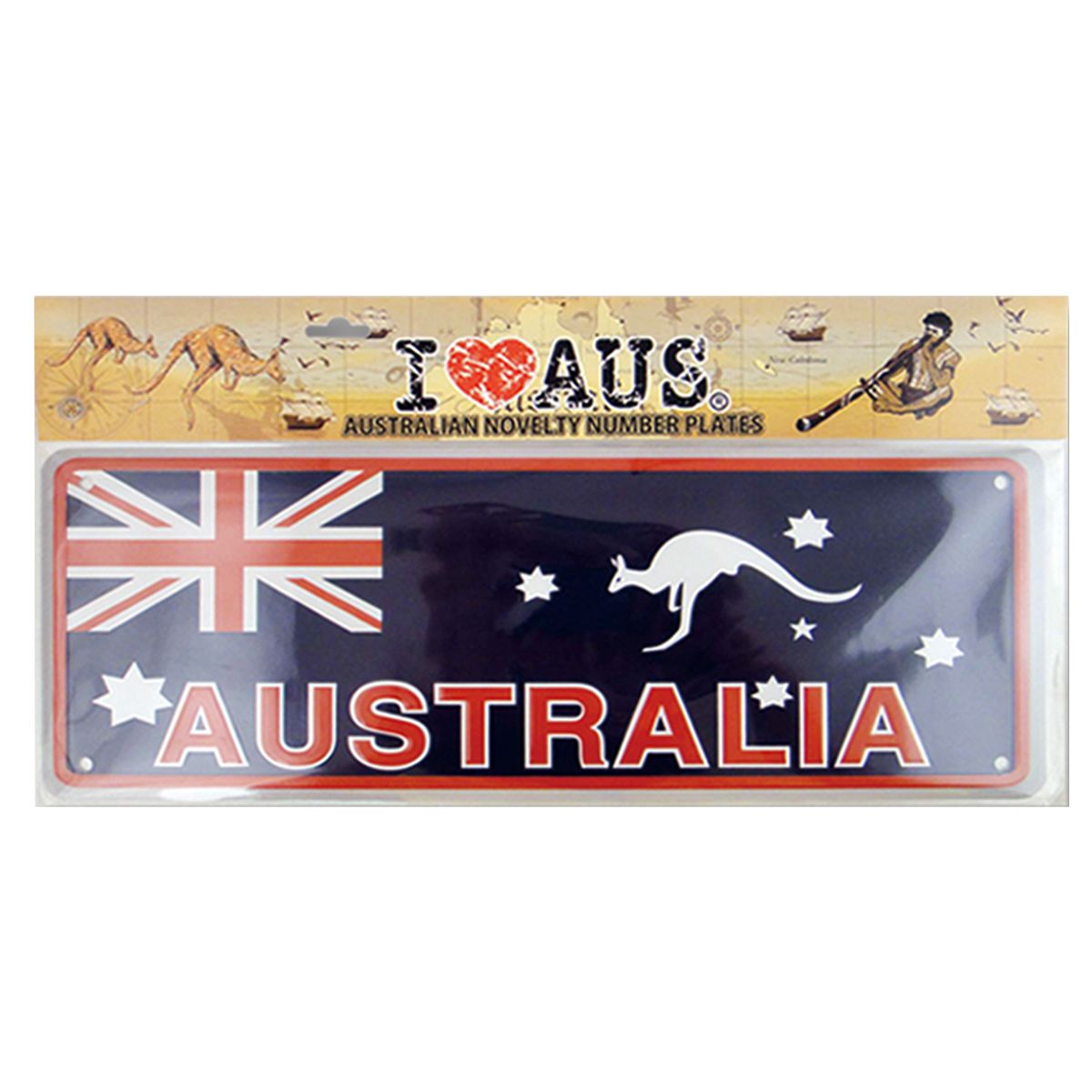 Number Plate Australian Flag