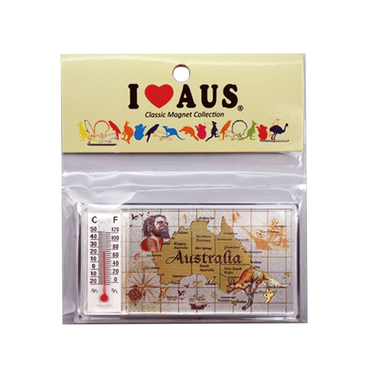 Magnet Thermometer AUS Map