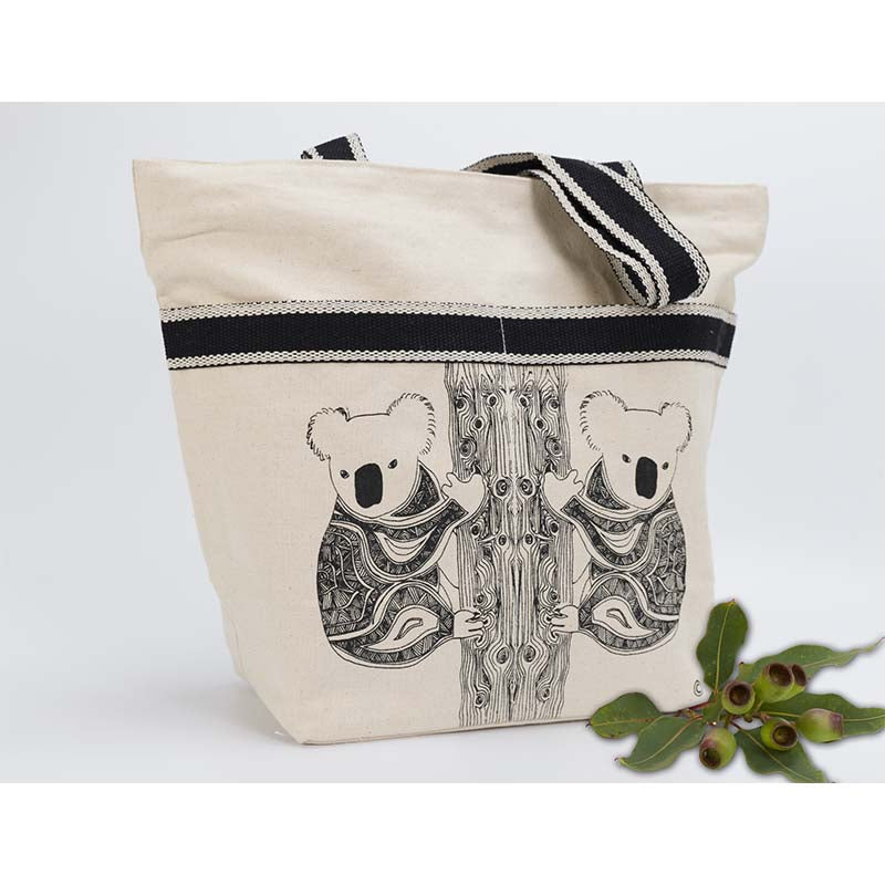 Cotton-Canvas Shopping Bag Koala Mates 48x40cm