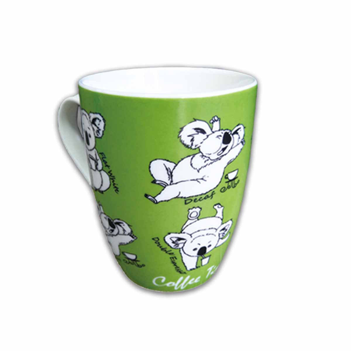 Mug Green with Comic Koala