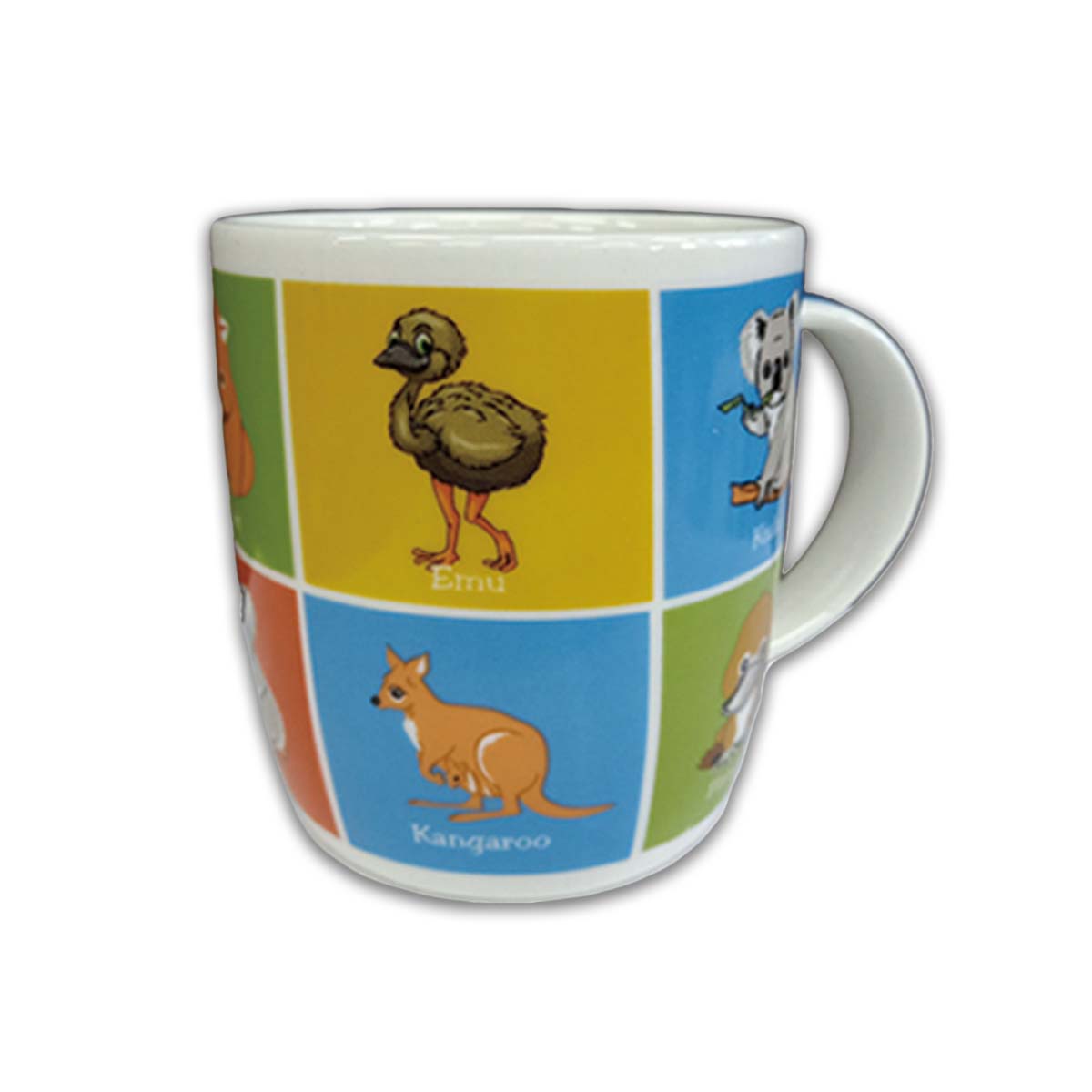 Mug Coloured AUS Animals