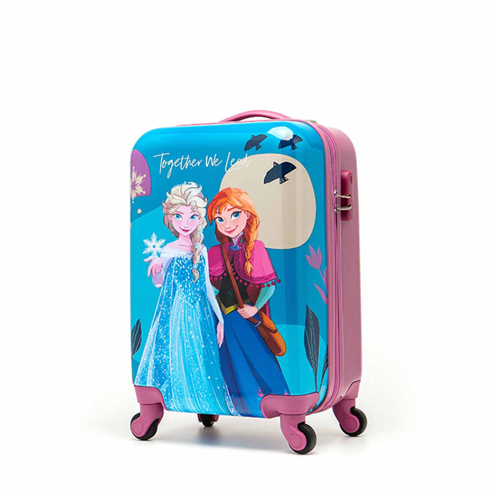 Disney-Frozen-20inch-Carry-On-Suitcase-Angle-Logo