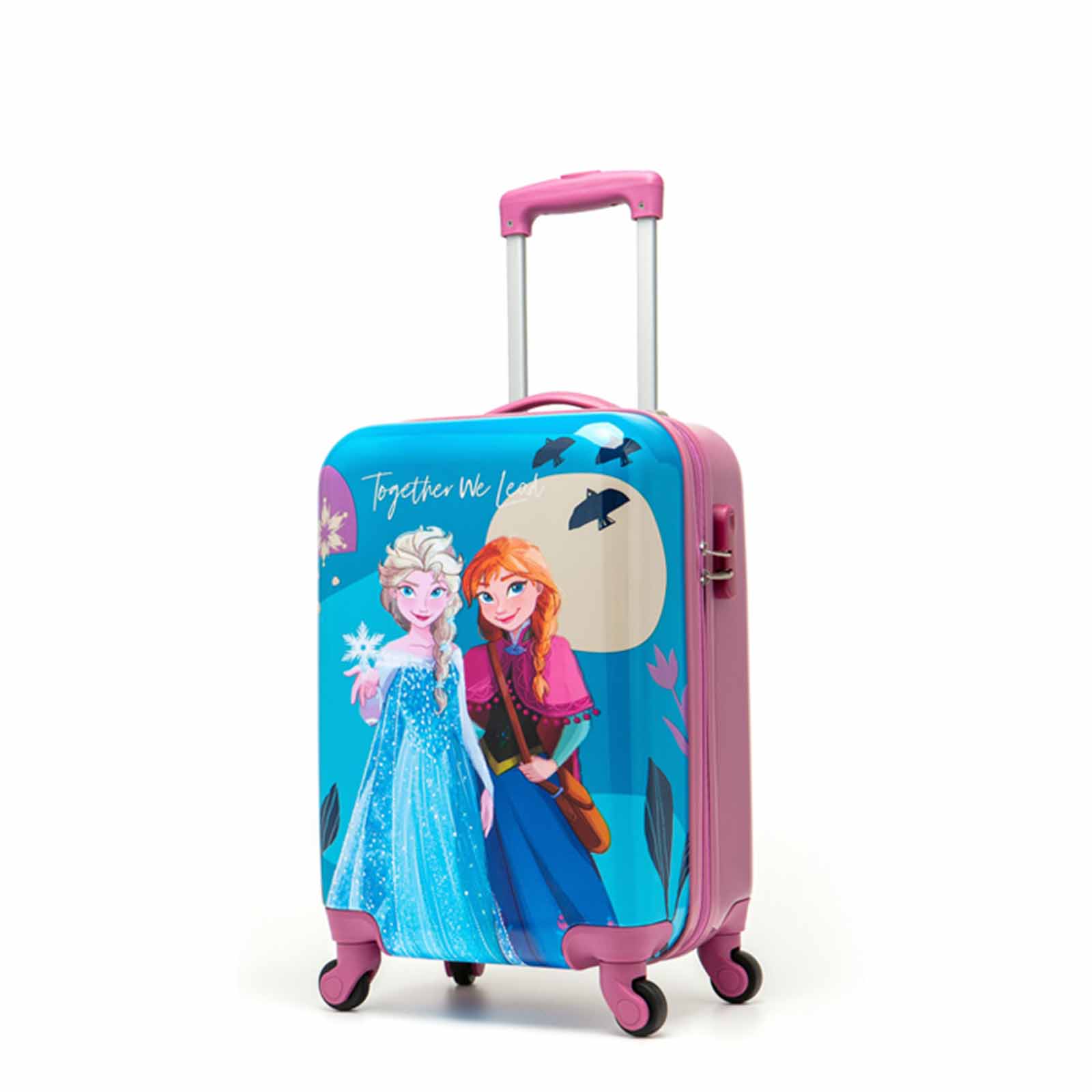 Disney-Frozen-20inch-Carry-On-Suitcase-Front-Angle