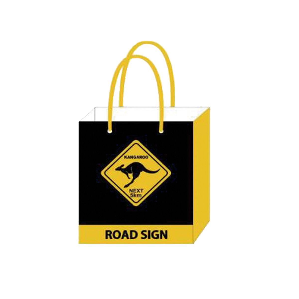 Gift Bag Road Sign Kangaroo