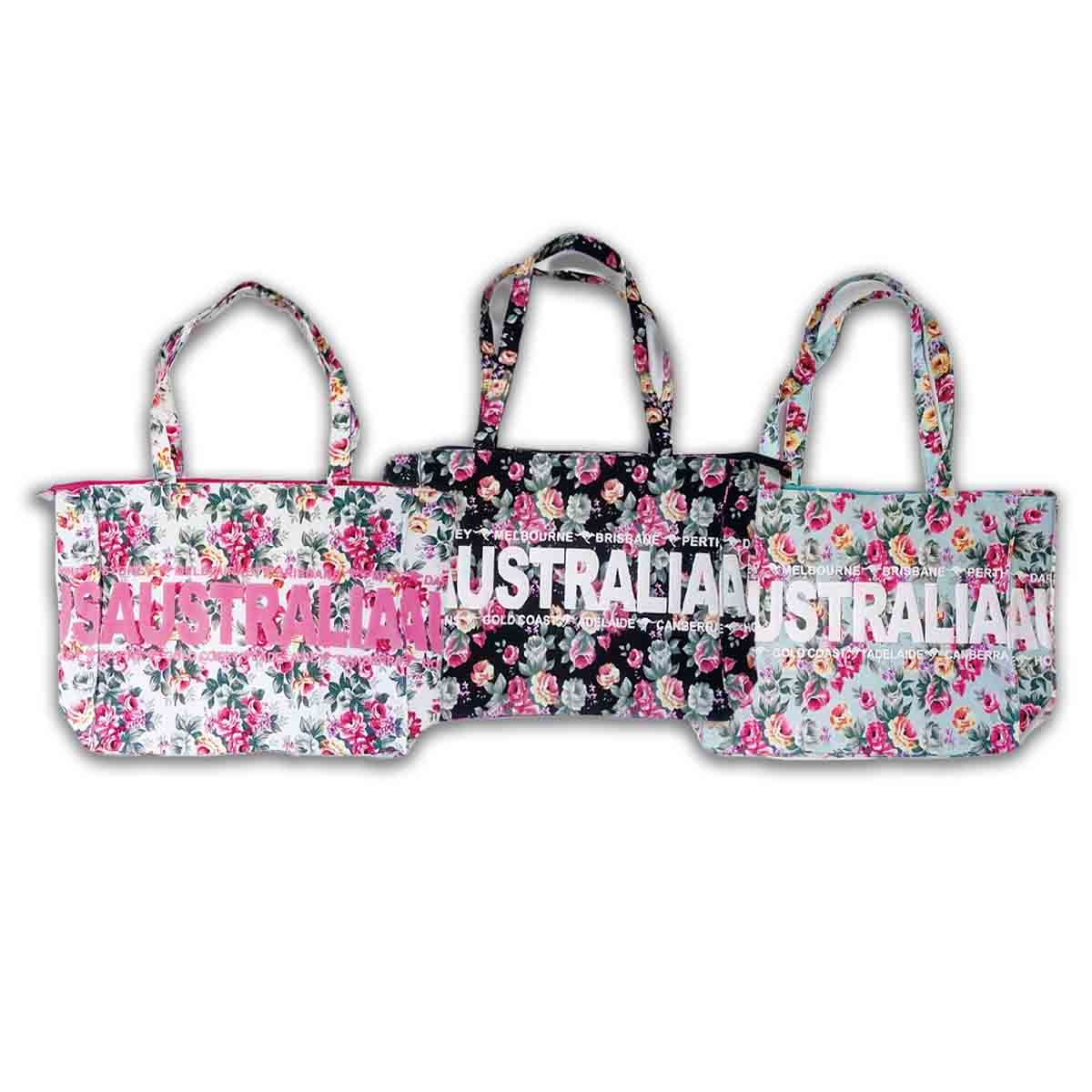 Shopping Bag Large Australia Floral