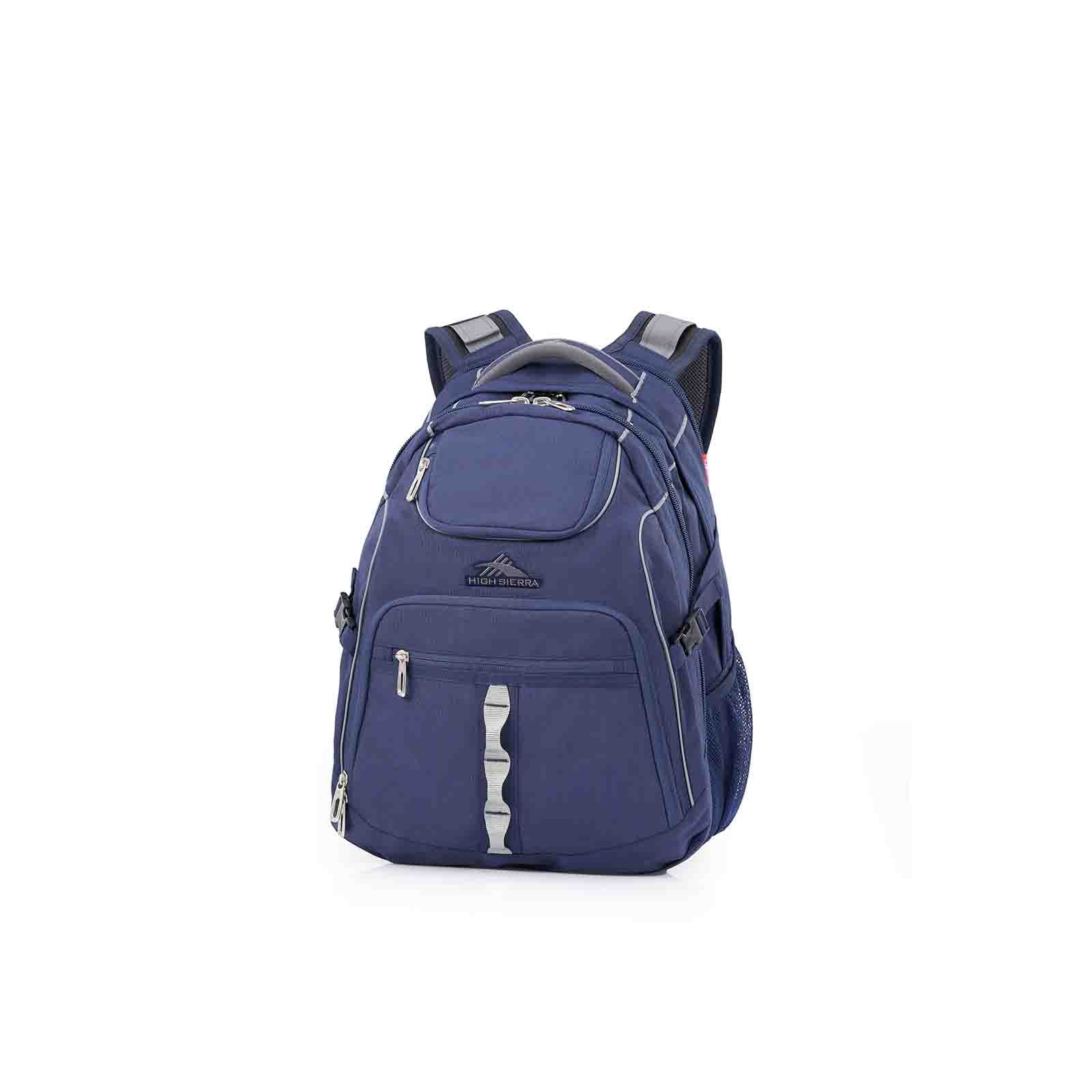 High-Sierra-Access-3-Eco-16-Inch-Laptop-Backpack-Marine-Blue-Front-Angle