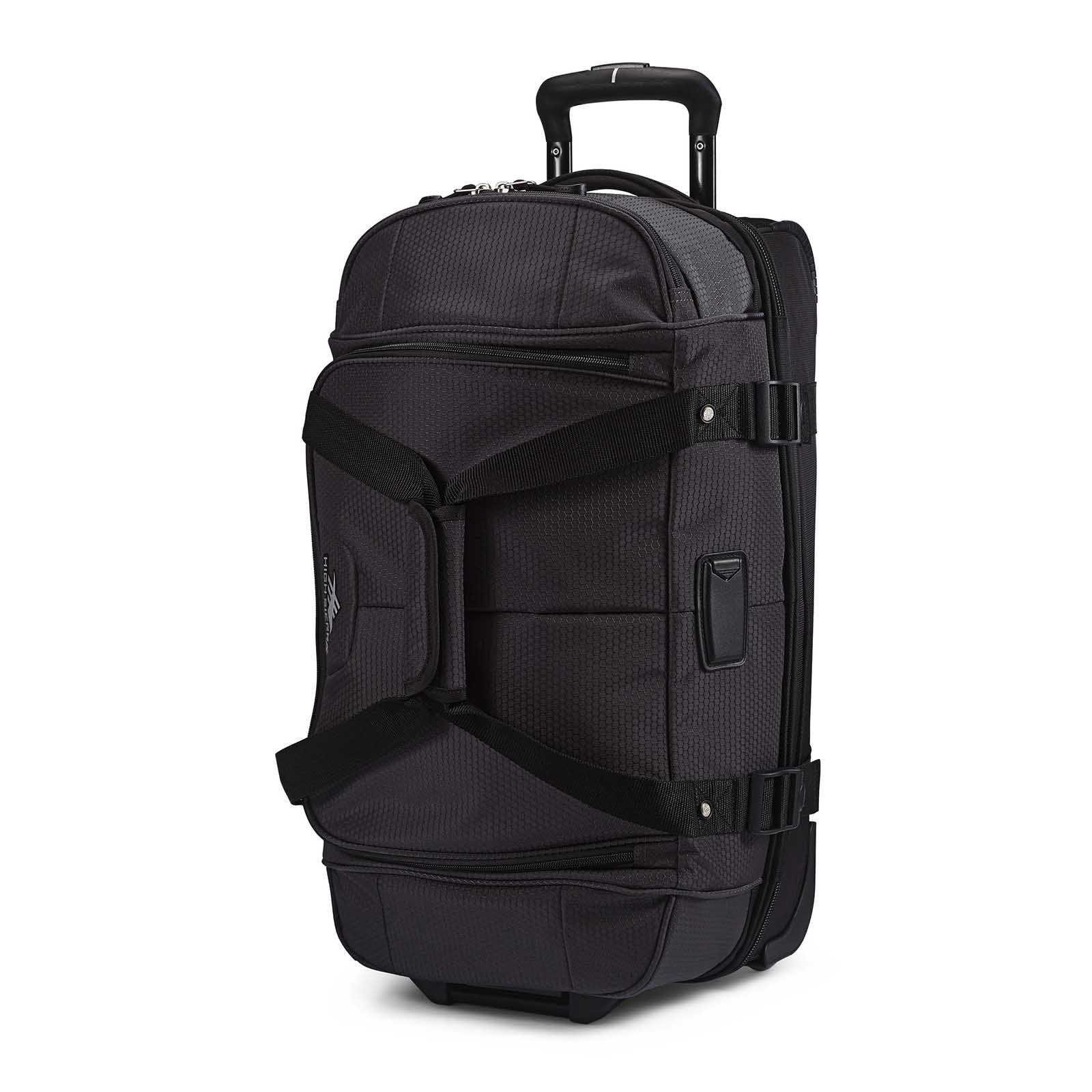 High-Sierra-Fairlead-55cm-Carry-On-Wheeled-Duffel-Mercury-Upright