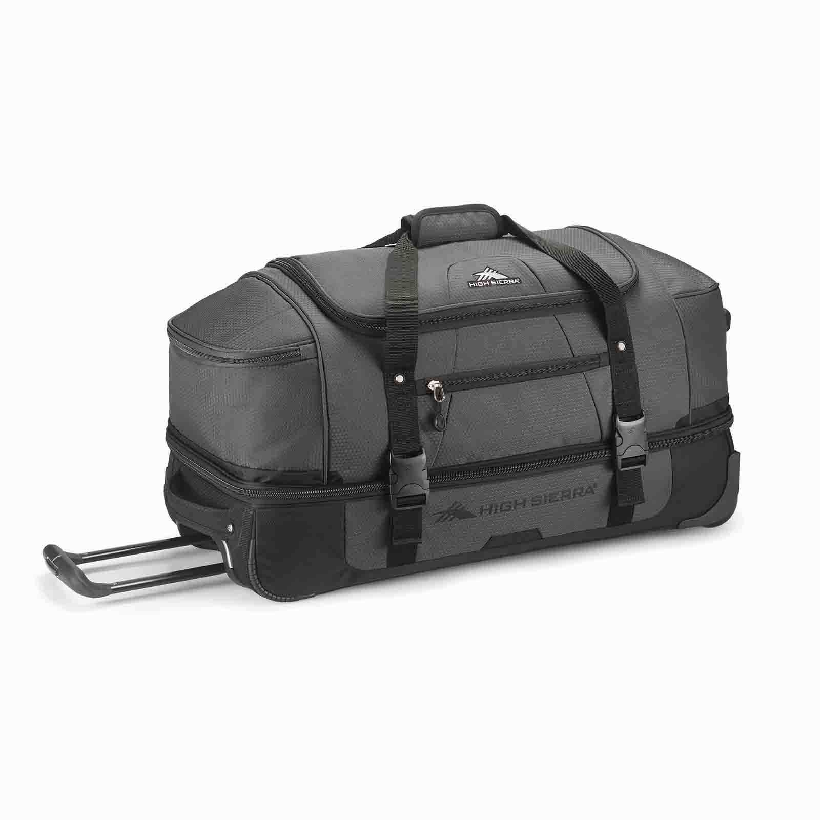 High-Sierra-Fairlead-71cm-Wheeled-Duffel-Mercury-Front-Angle