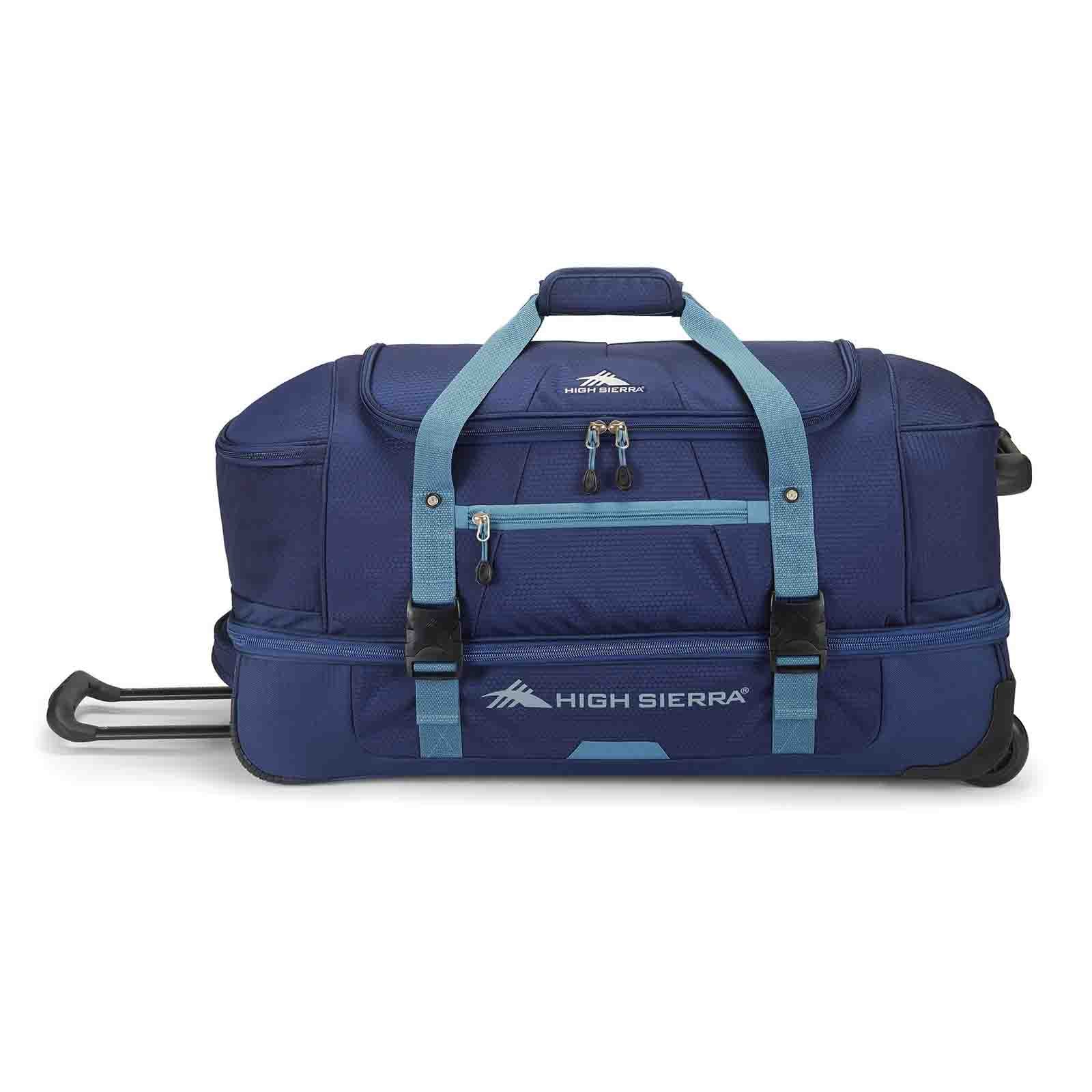 High-Sierra-Fairlead-71cm-Wheeled-Duffel-Navy-Front