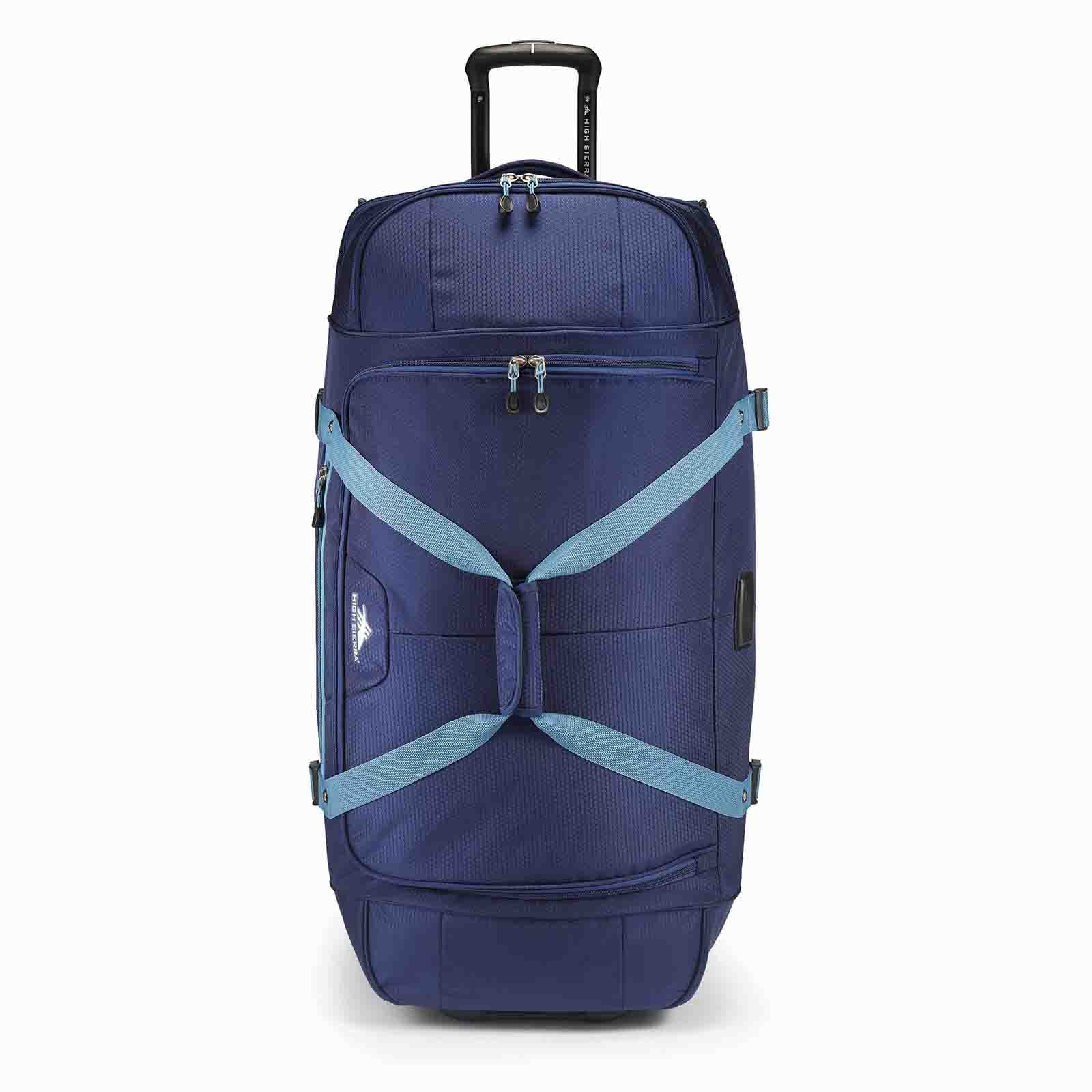 High-Sierra-Fairlead-86cm-Wheeled-Duffel-Navy-Handle