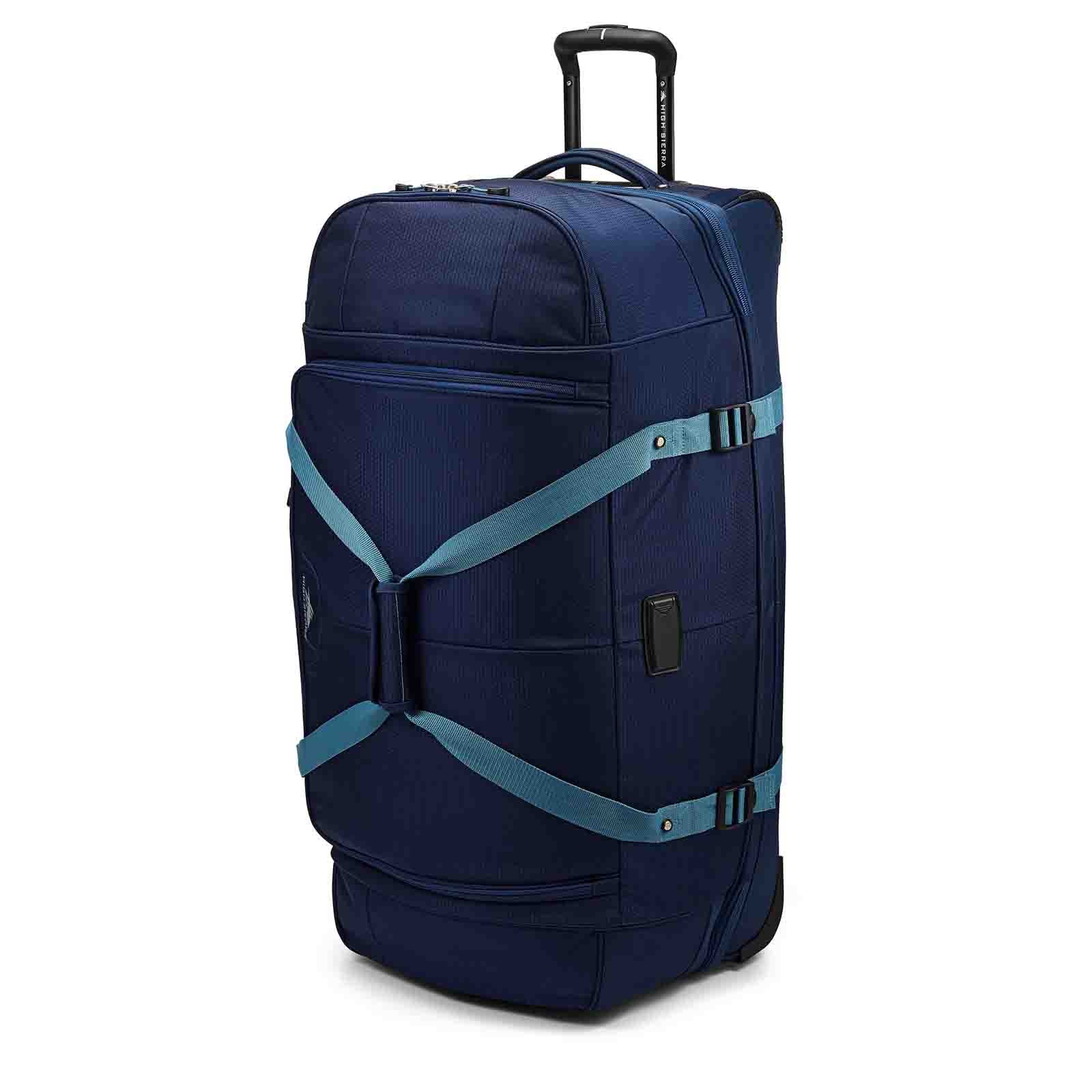 High-Sierra-Fairlead-86cm-Wheeled-Duffel-Navy-Upright