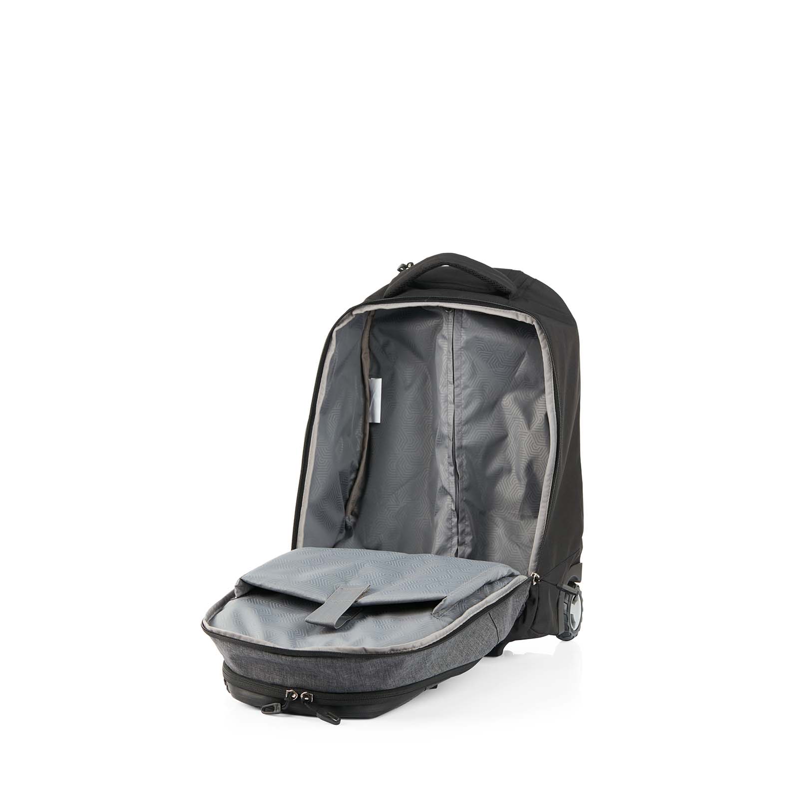 High-Sierra-Jarvis-Pro-15-Inch-Wheeled-Laptop-Backpack-Black-Open