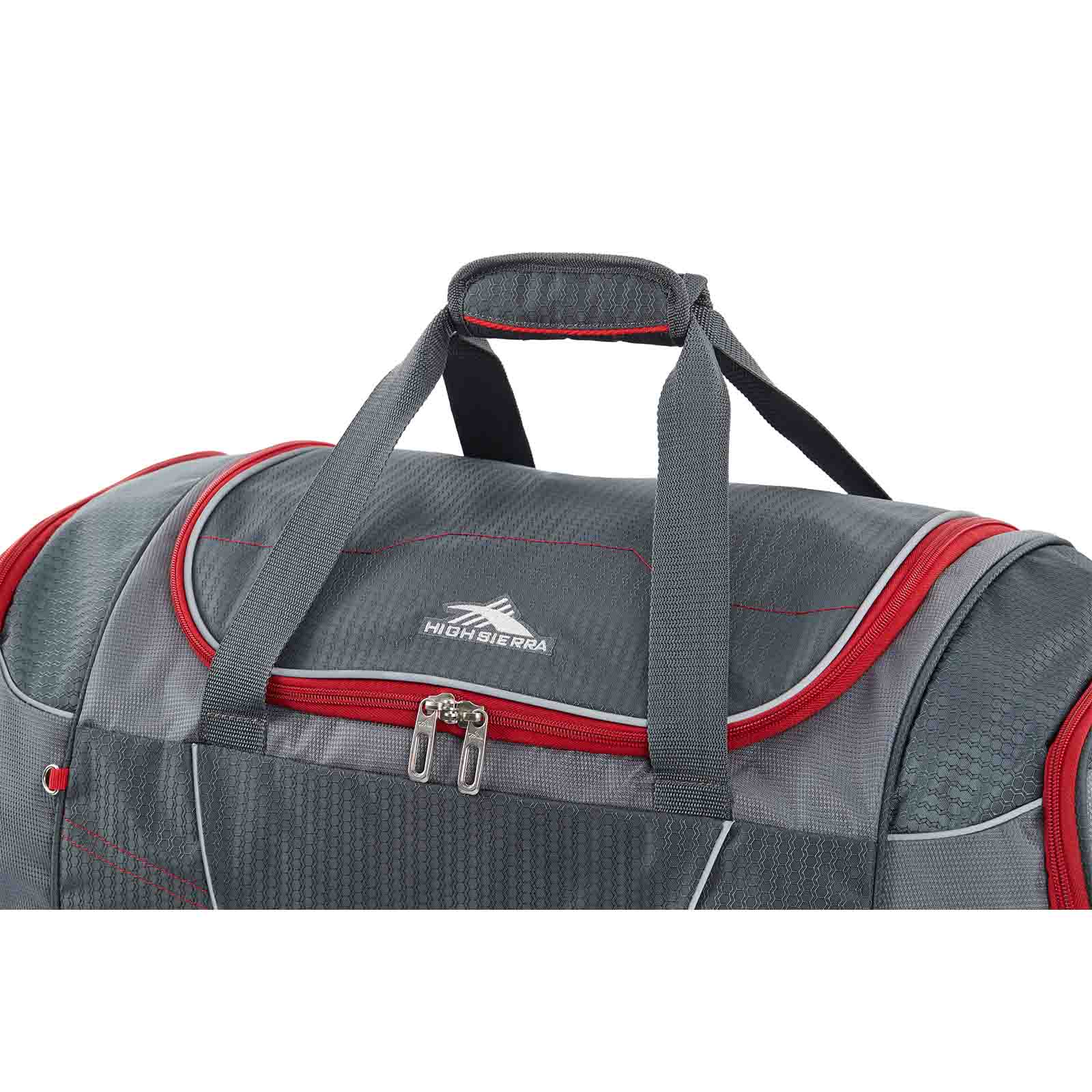 High-Sierra-Ultimate-Access-3-66cm-Wheeled-Duffel-Mercury-Crimson-Handles