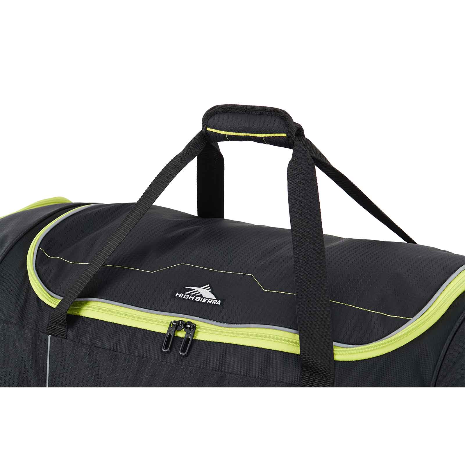 High-Sierra-Ultimate-Access-3-91cm-Wheeled-Duffel-Black-Lime-Handles