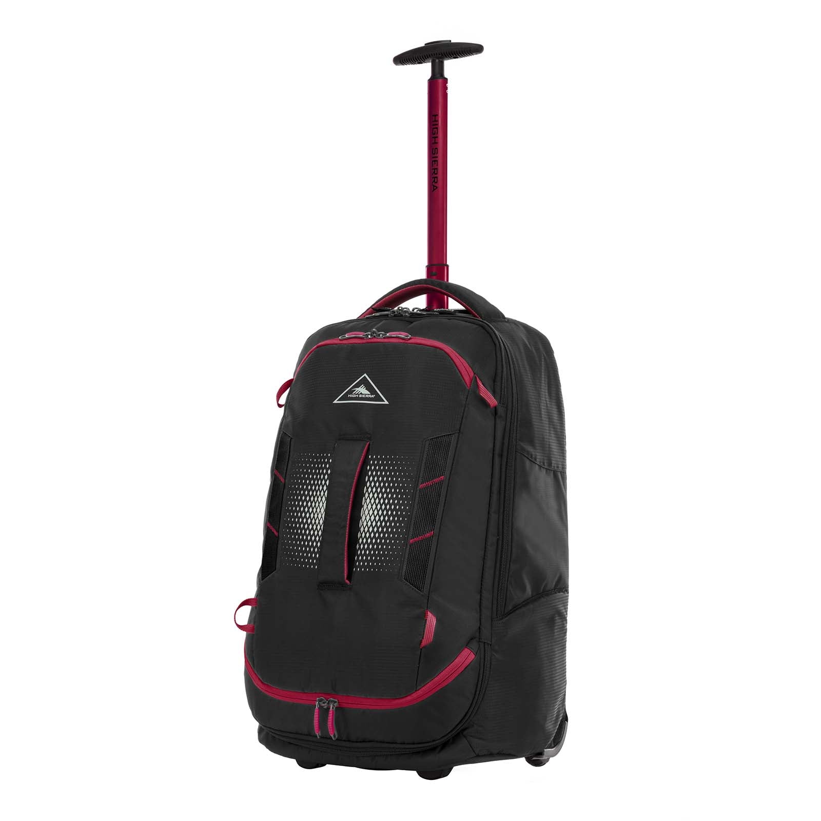     High_Sierra_Composite_V4_56cm_Carry-On_Wheeled_Duffel_Black_Red_Front