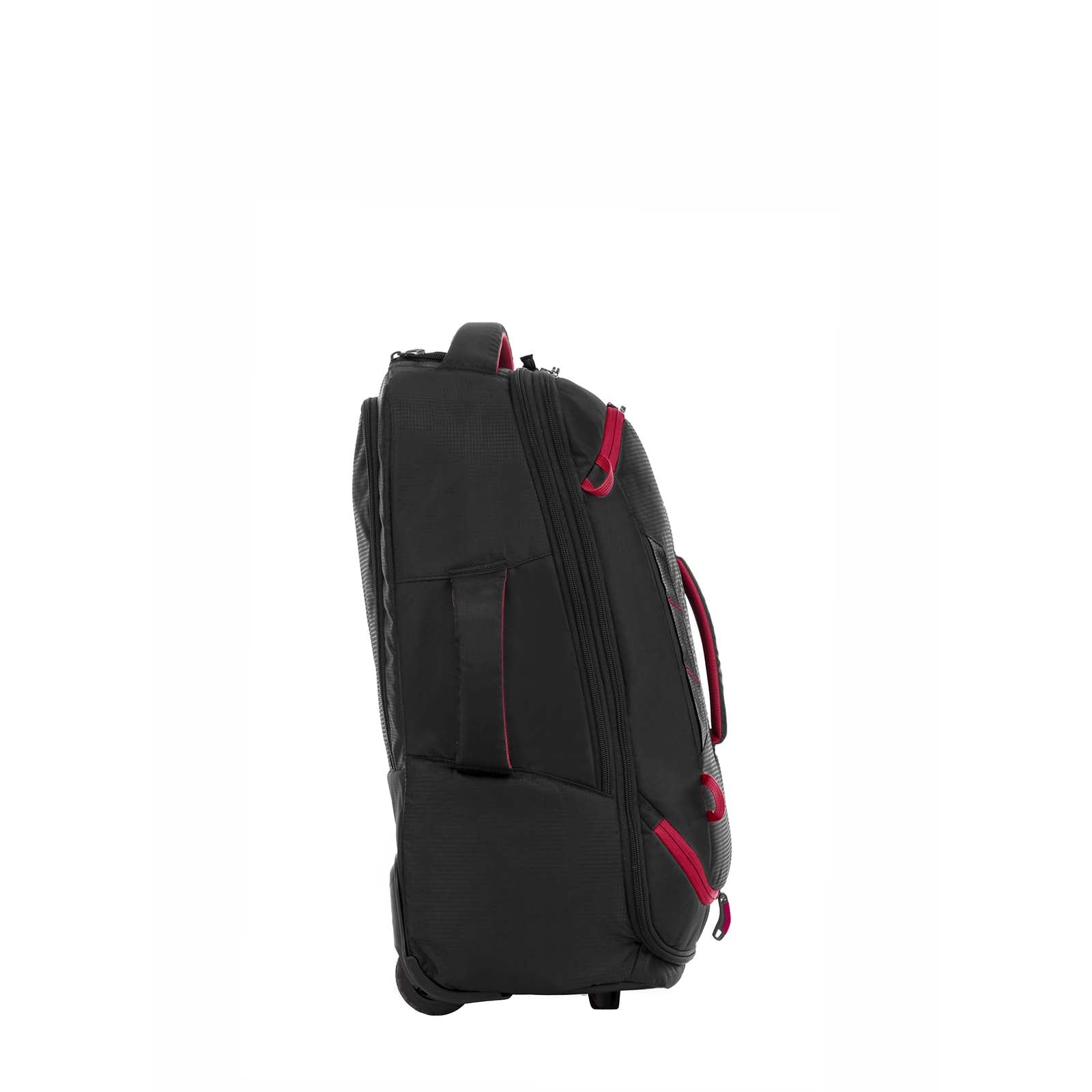     High_Sierra_Composite_V4_56cm_Carry-On_Wheeled_Duffel_Black_Red_Side