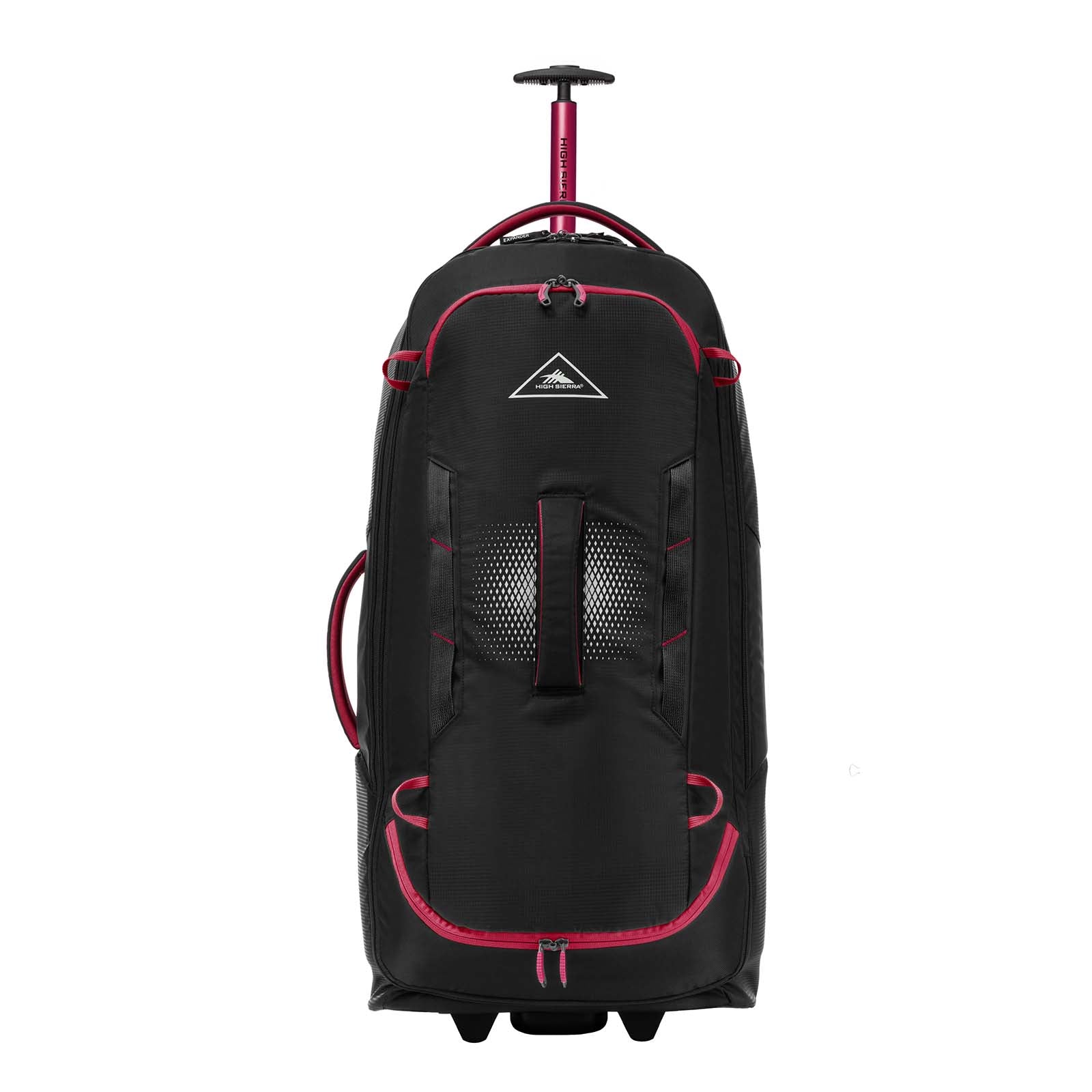    High_Sierra_Composite_V4_84cm_Carry-On_Wheeled_Duffel_Black_Red_Face