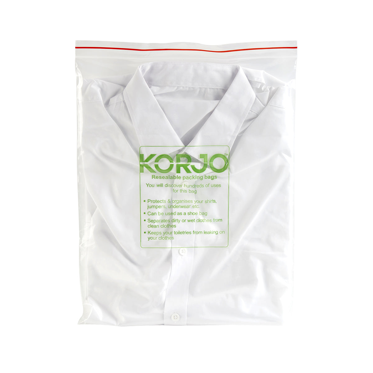 Korjo Packing Bags Resealable
