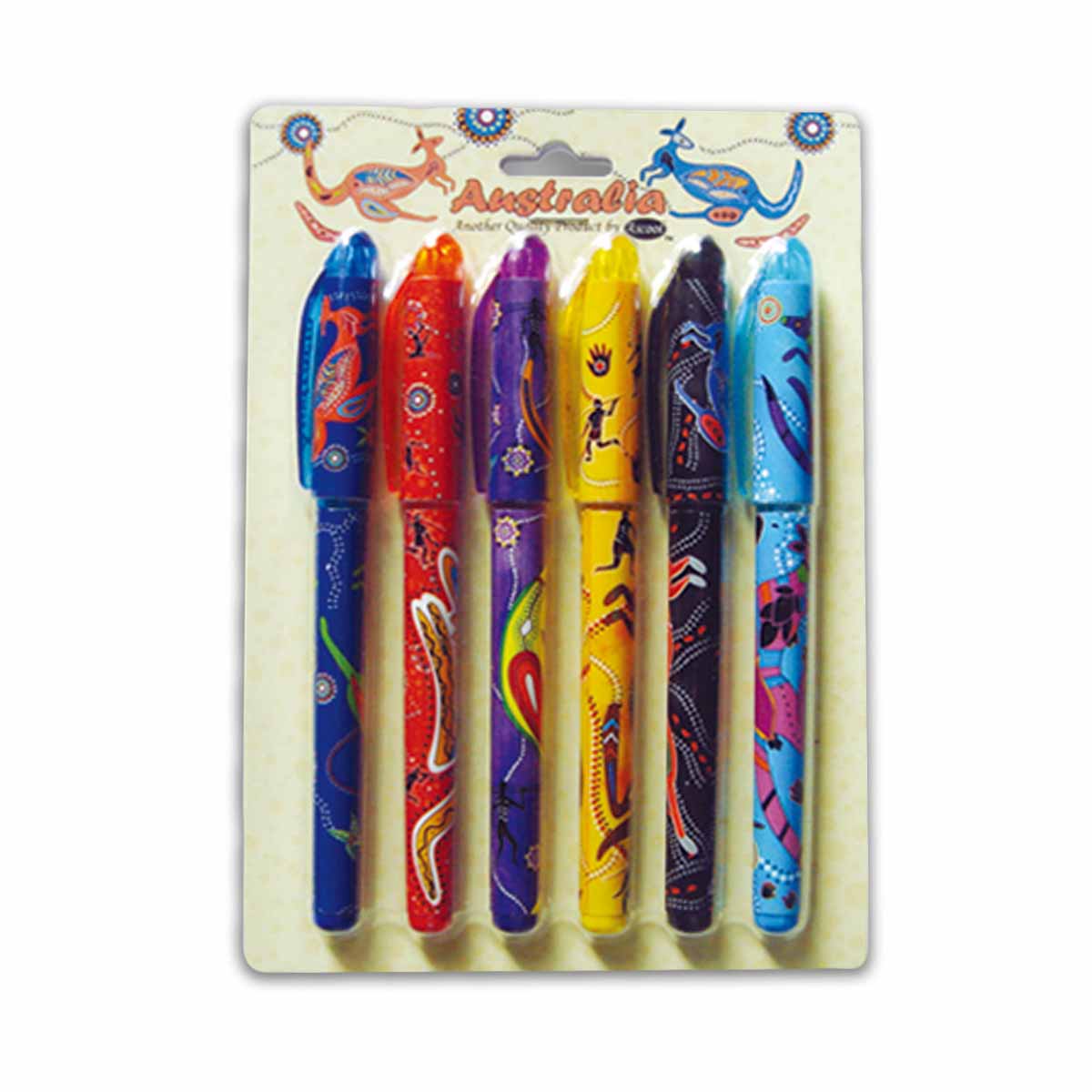 Pen 6 Pack Aboriginal Designs
