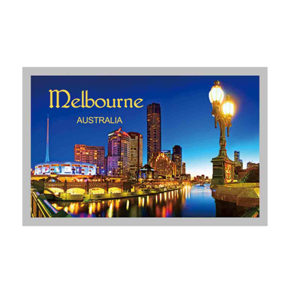 Magnet Foil LS Melbourne Yarra Night Scenes