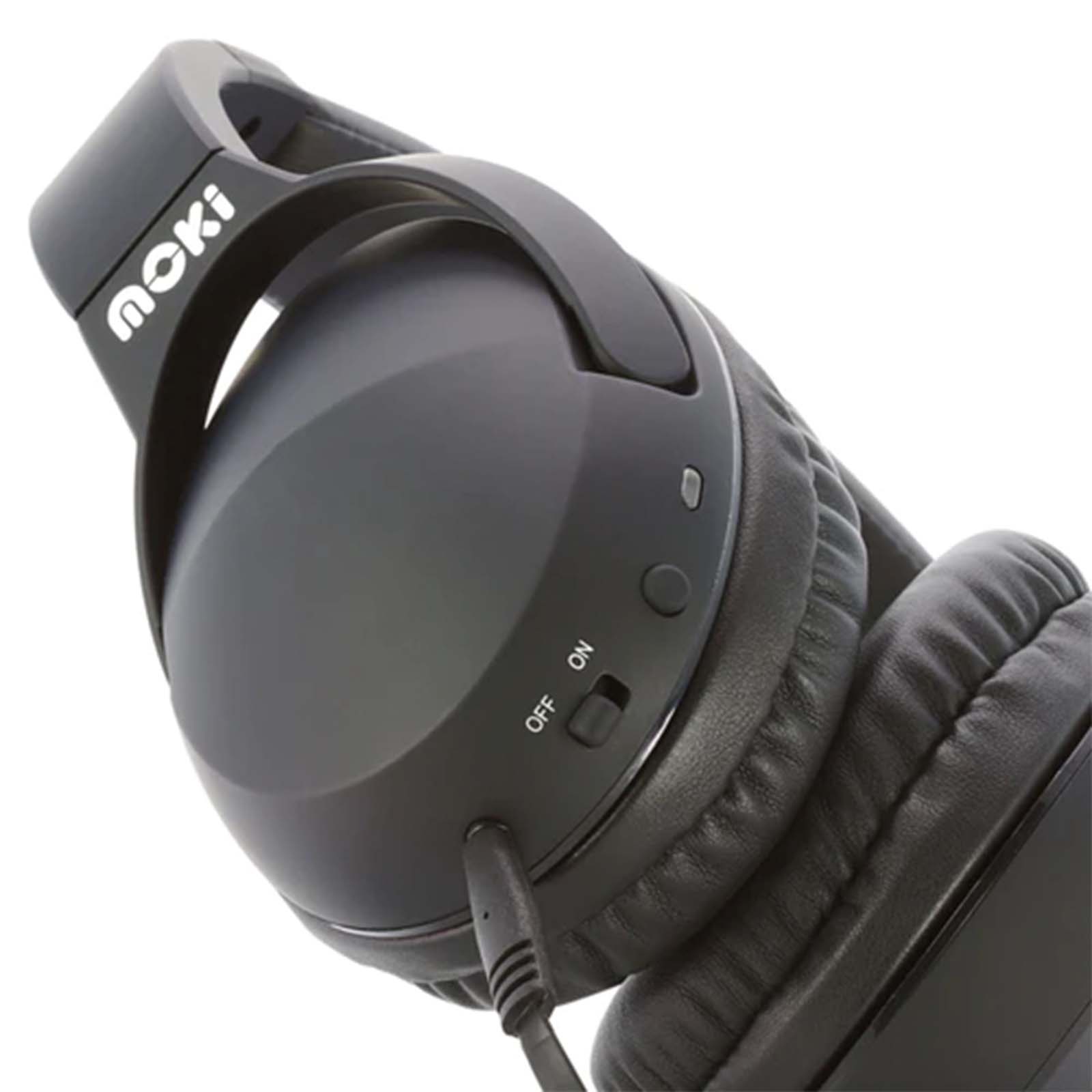 Moki Active Noise Cancellation Headphones + Mic