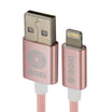 Moki 90cm Lightning to USB SynCharge Braided Cable Rose Gold