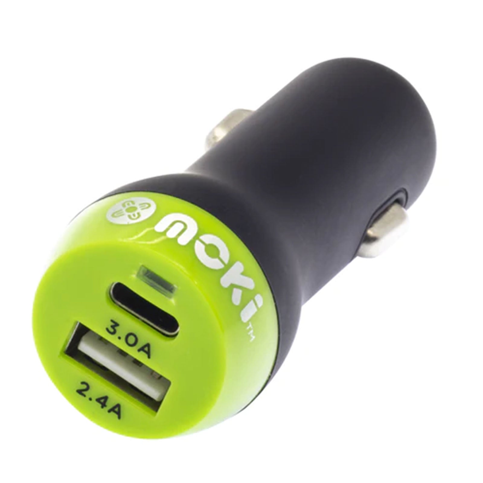 Moki Car Charger + Type-C + USB 3.0 Rapid Charge
