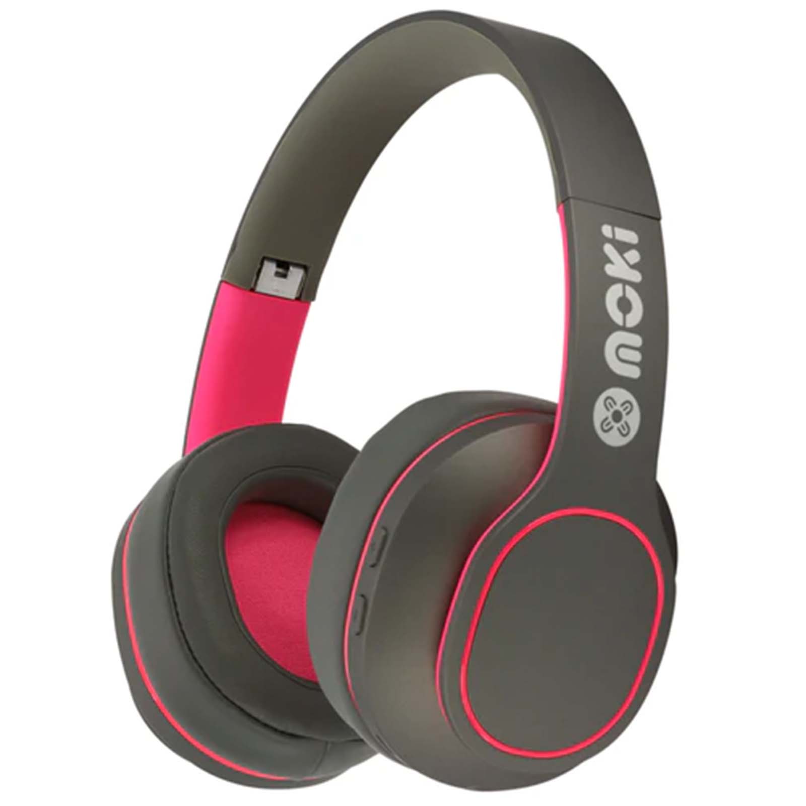 Moki Navigator ANC Volume Limited Wireless Headphones Pink