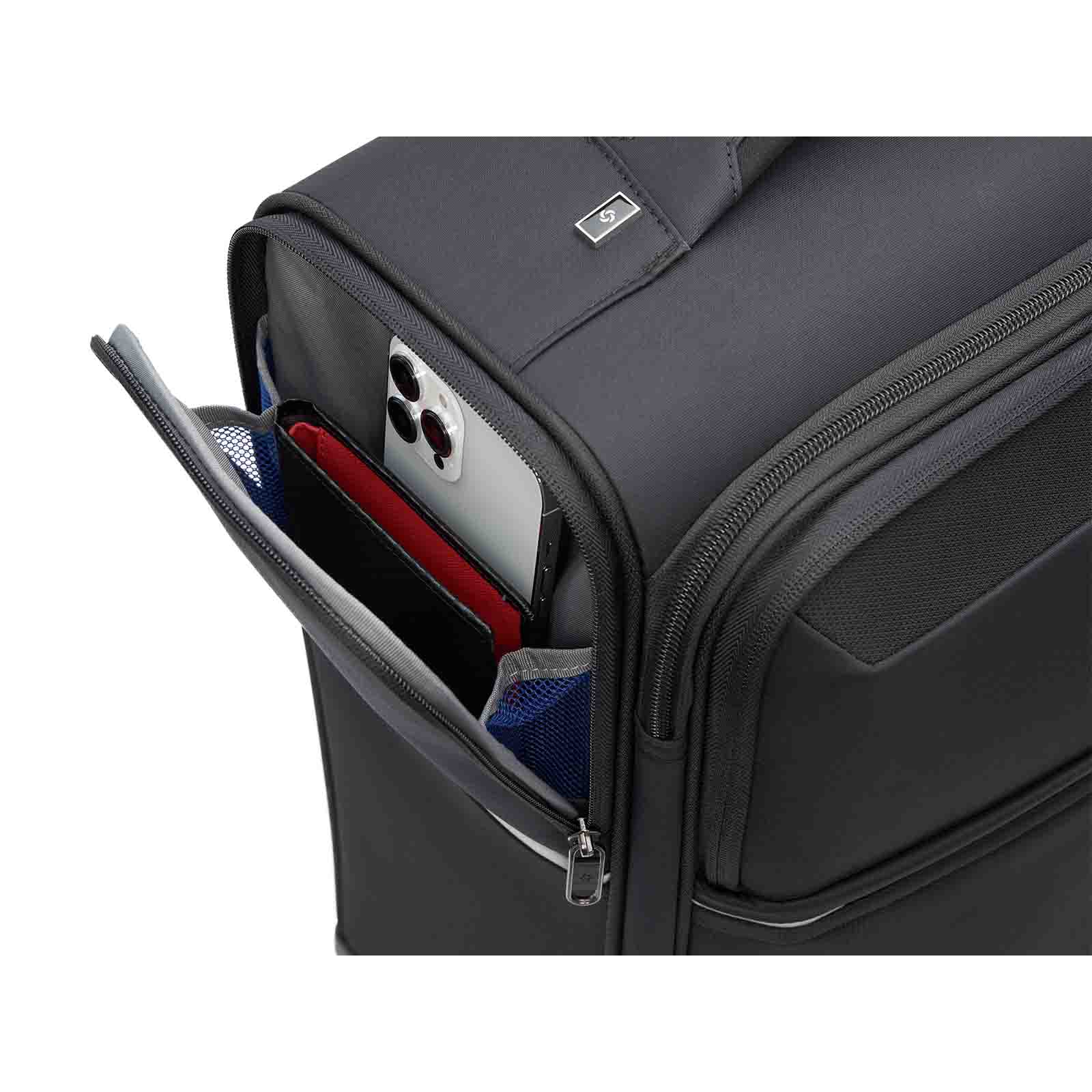 Samsonite-73h-55cm-Suitcase-Black-Pocket