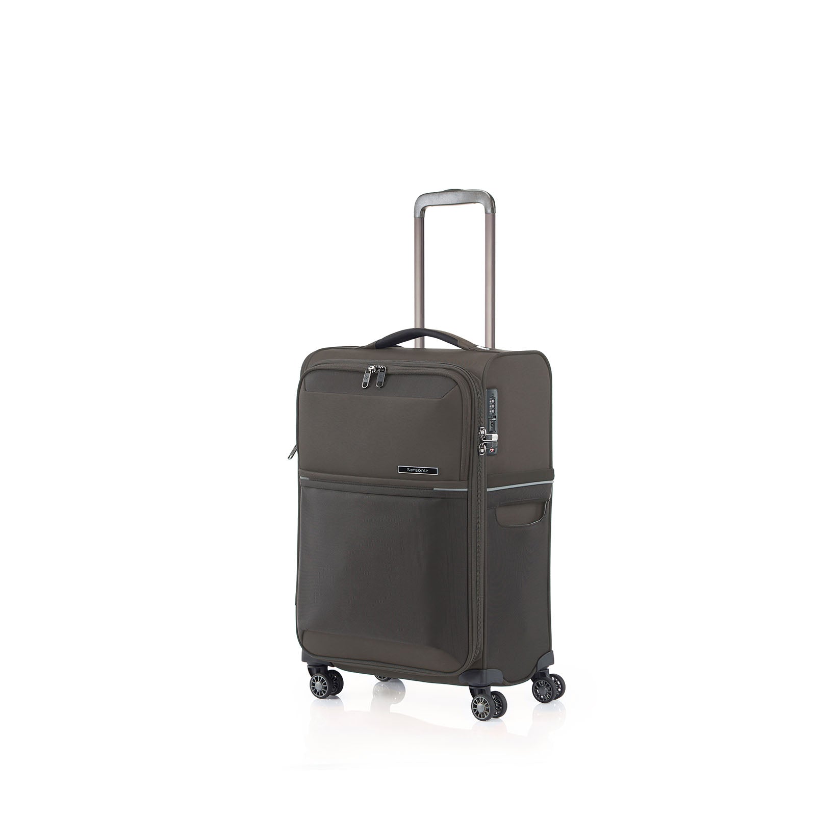 Samsonite-73h-55cm-Suitcase-Platinum-Grey-Front-Angle