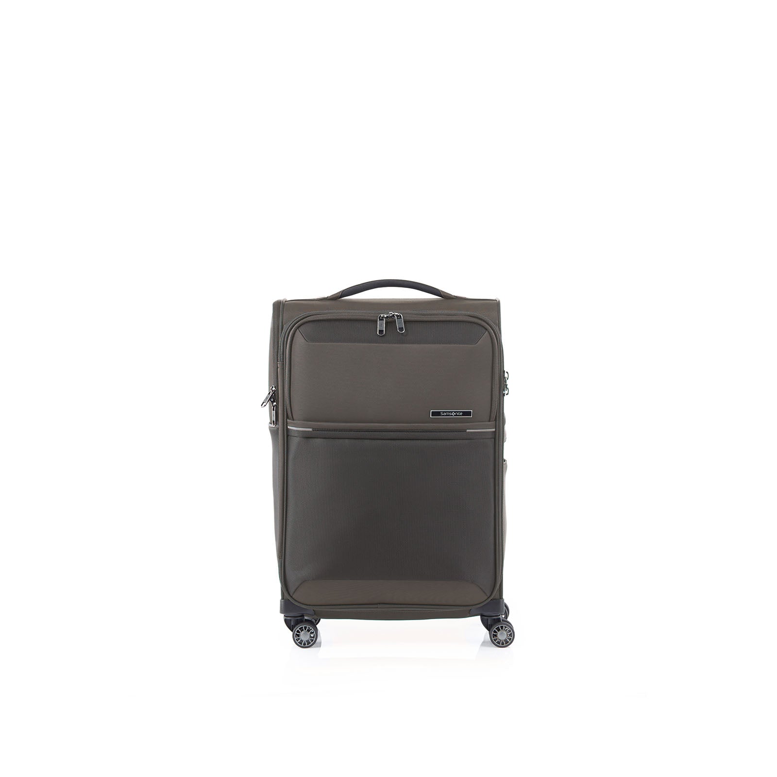 Samsonite-73h-55cm-Suitcase-Platinum-Grey-Front